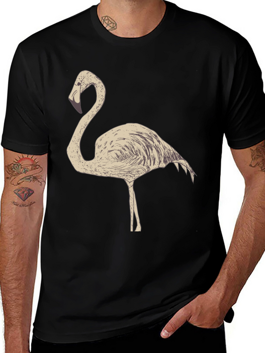 Flamingo Graphic Tee - Casual Comfort