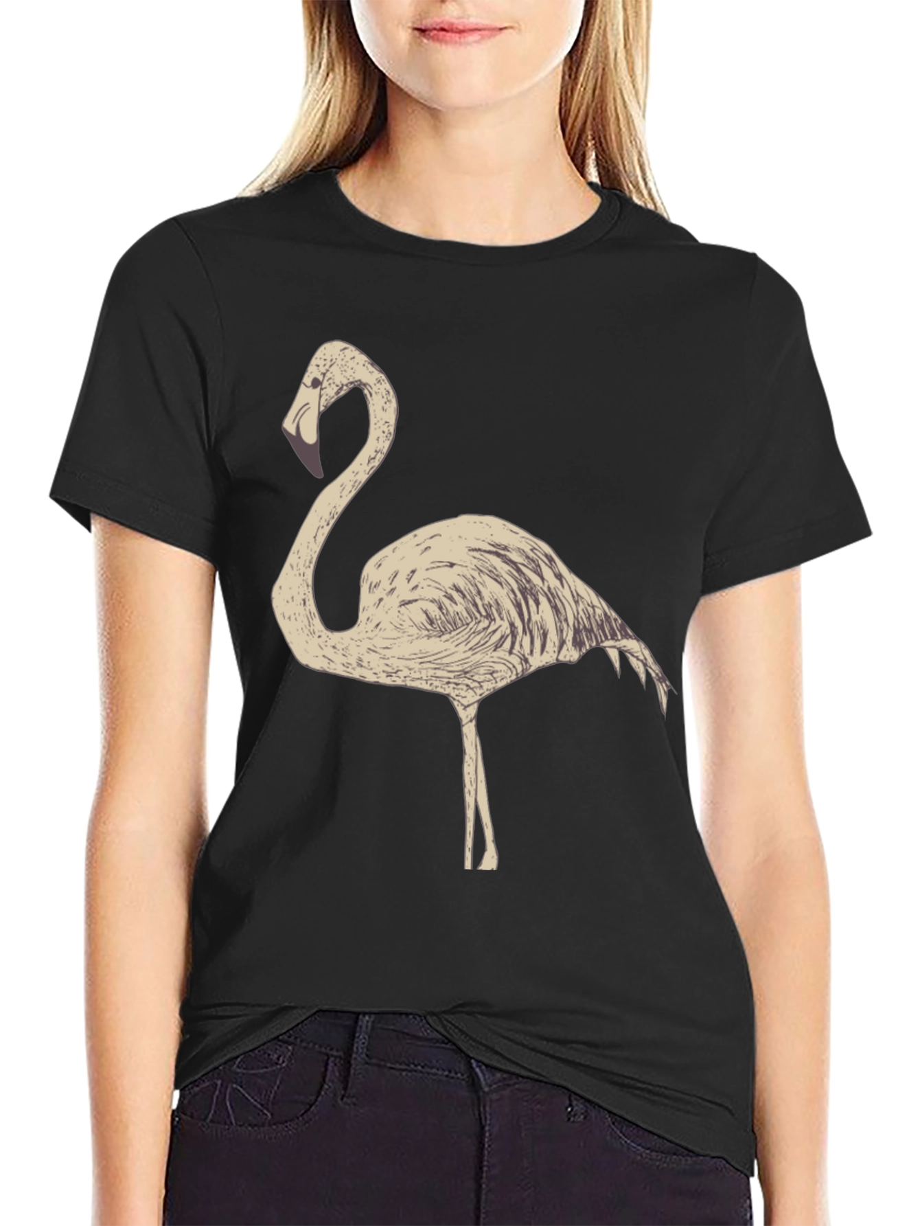 Flamingo Graphic Tee - Casual Comfort