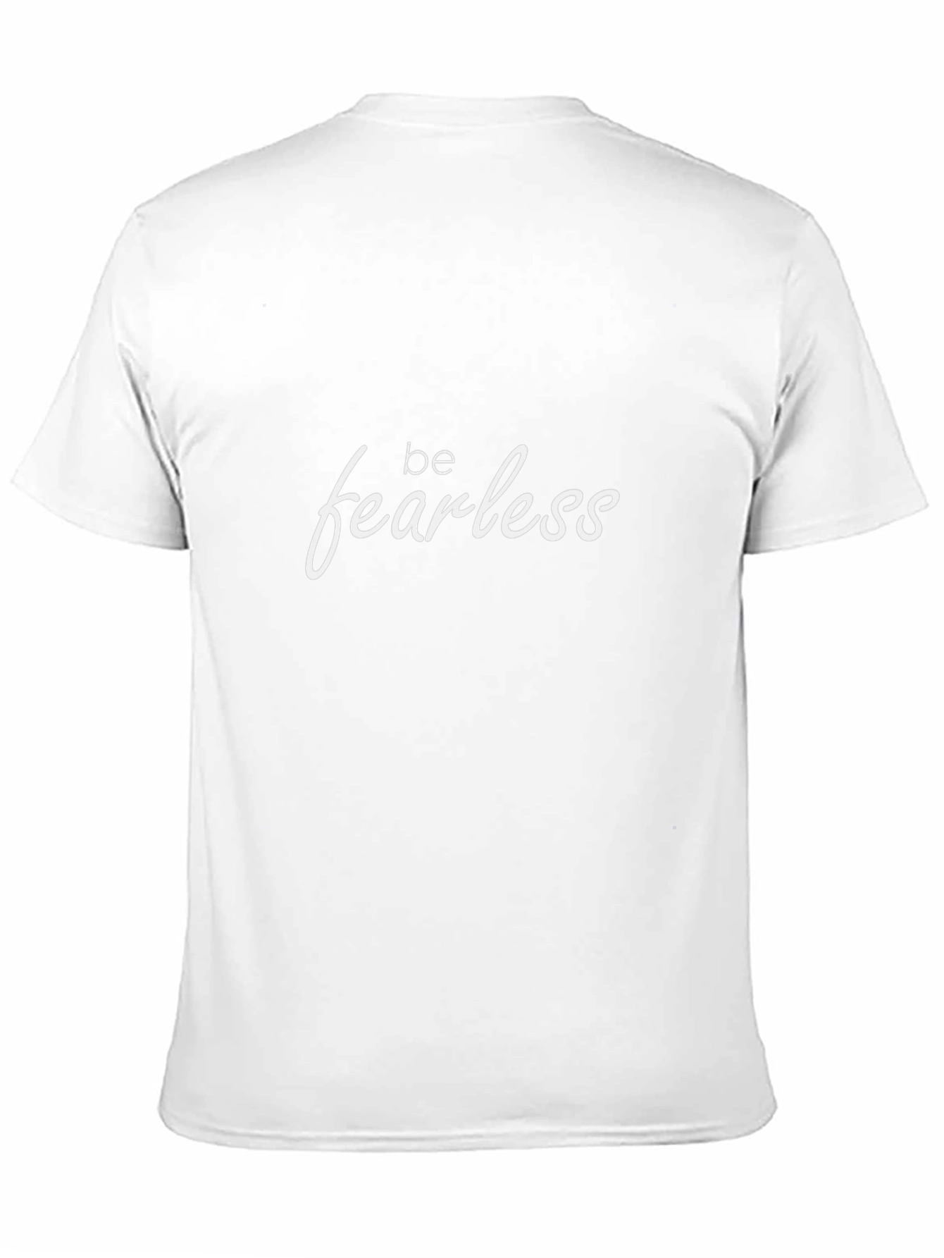 Be Fearless Black T-Shirt - Motivational Graphic Tee