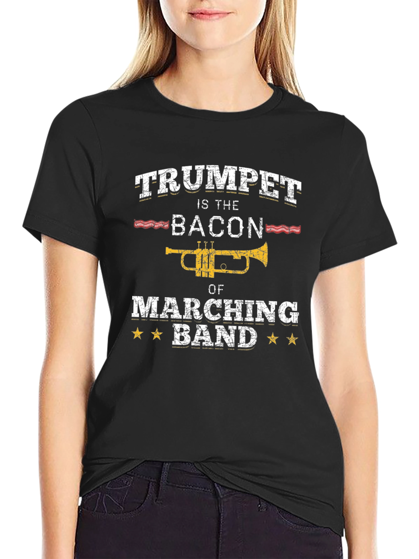 Trumpet is the Bacon of Marching Band T-Shirt
