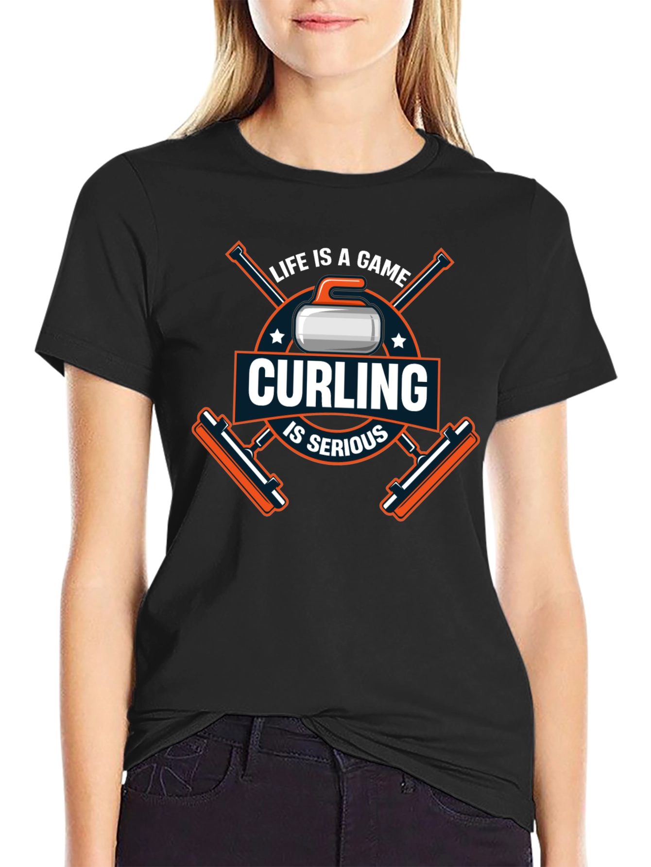 Curling Is Serious T-Shirt