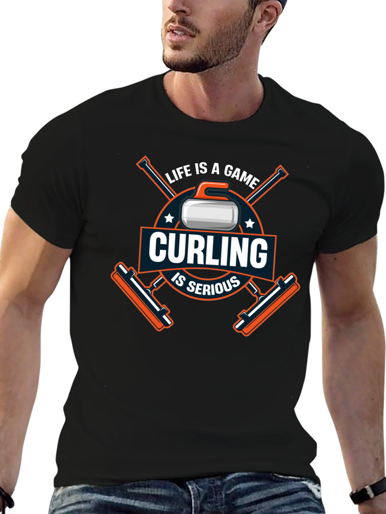 Curling Is Serious T-Shirt
