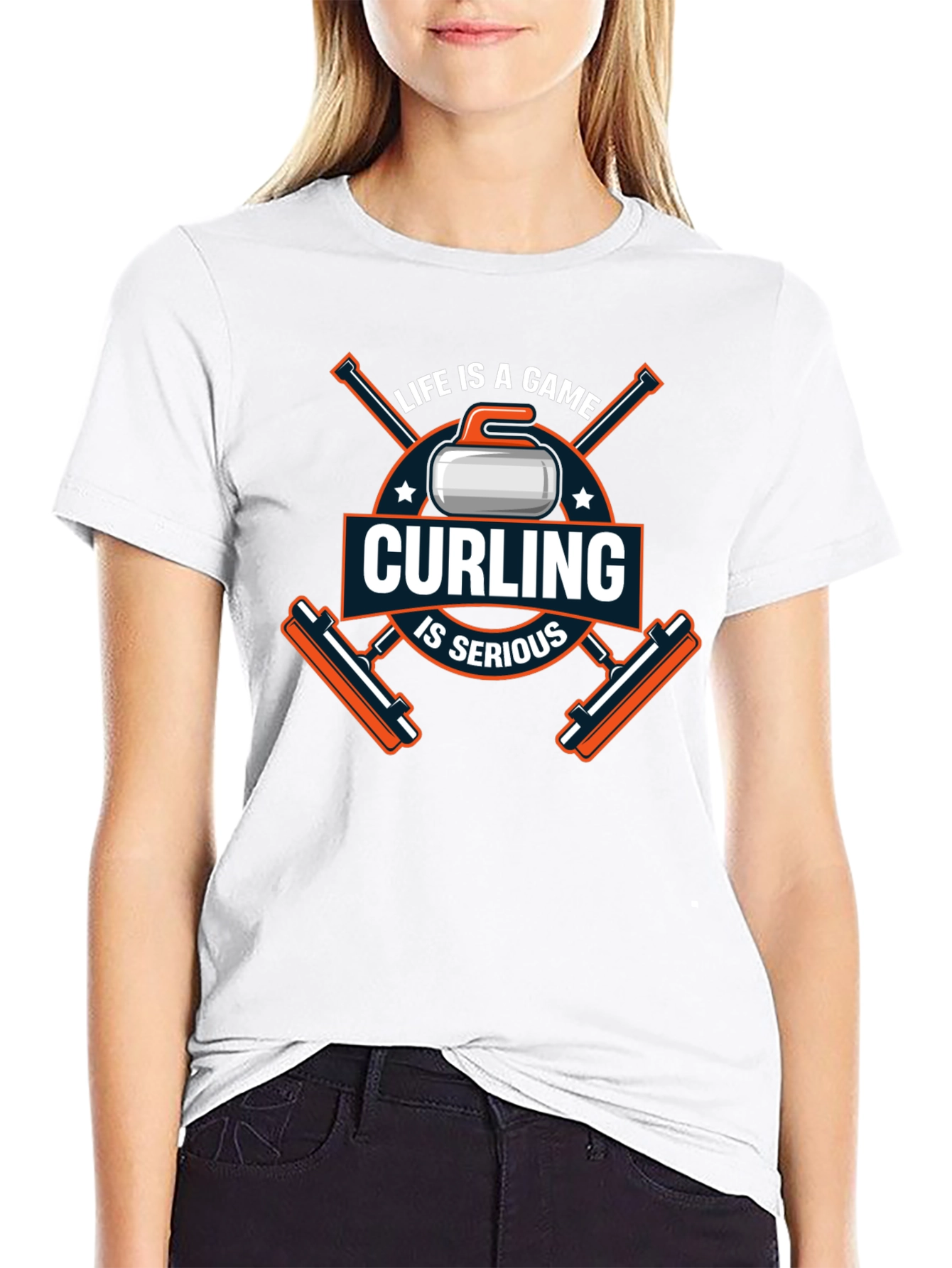 Curling Is Serious T-Shirt