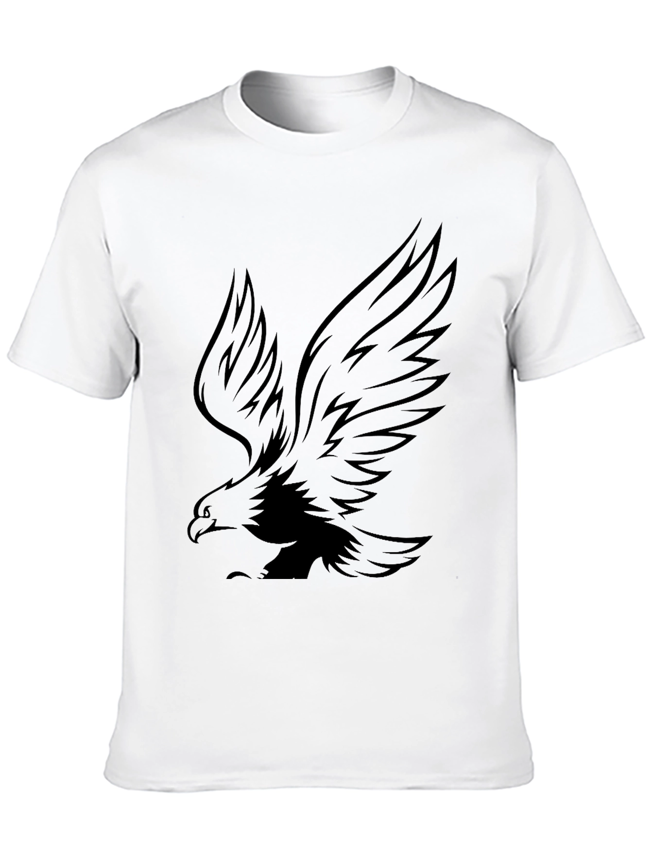Eagle Graphic Black T-Shirt for Men