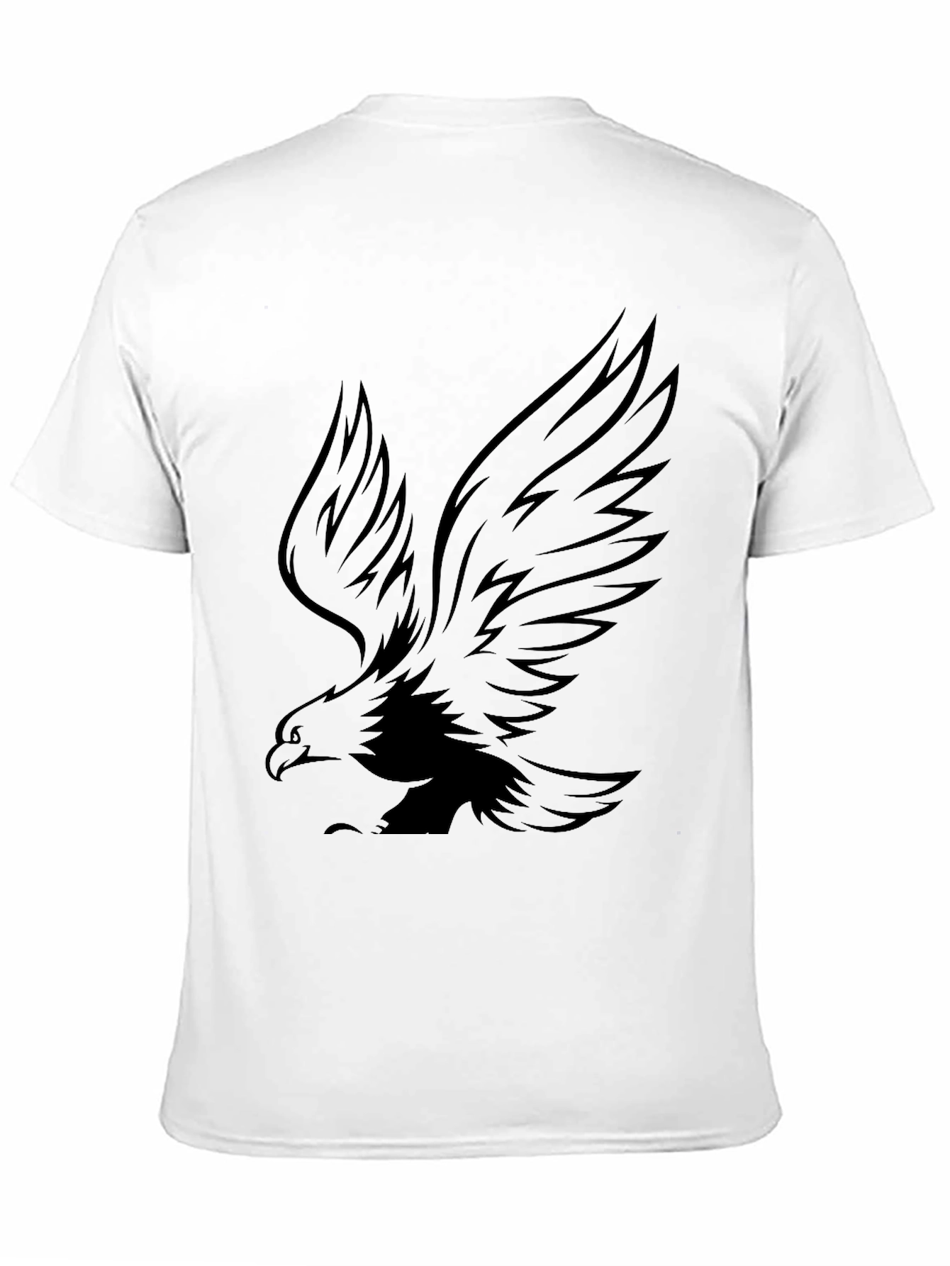 Eagle Graphic Black T-Shirt for Men