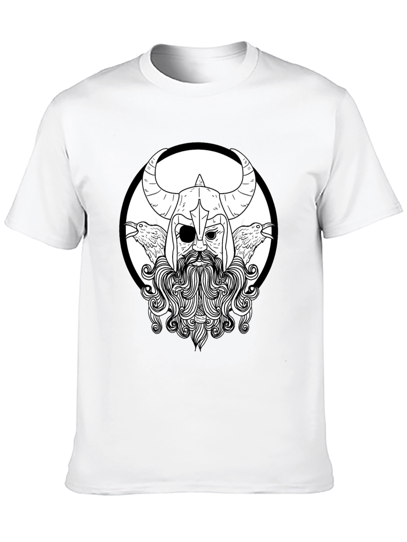 Viking Graphic Black T-Shirt