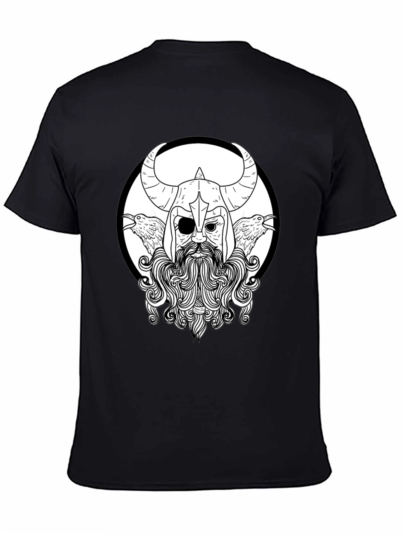Viking Graphic Black T-Shirt