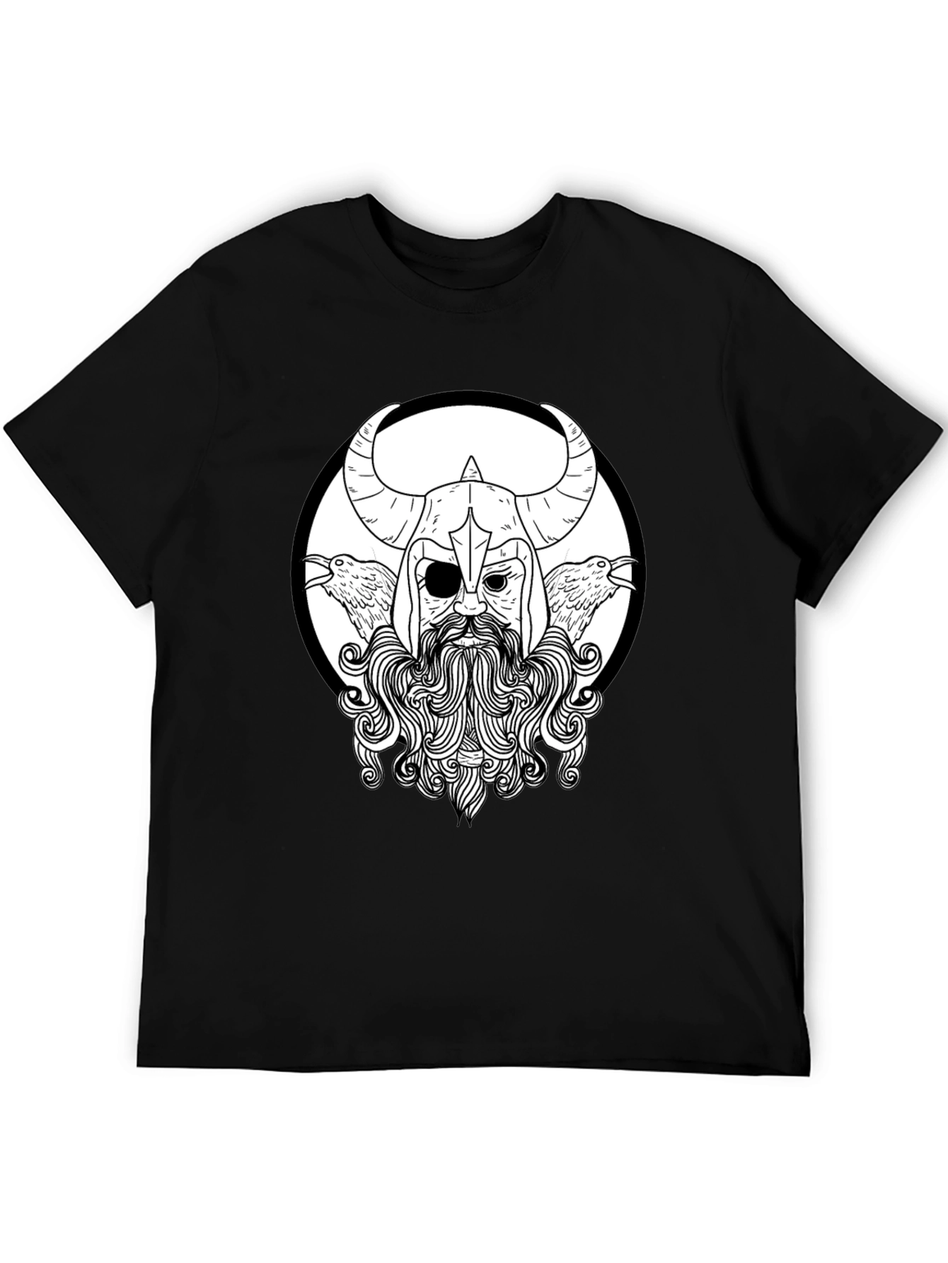 Viking Graphic Black T-Shirt