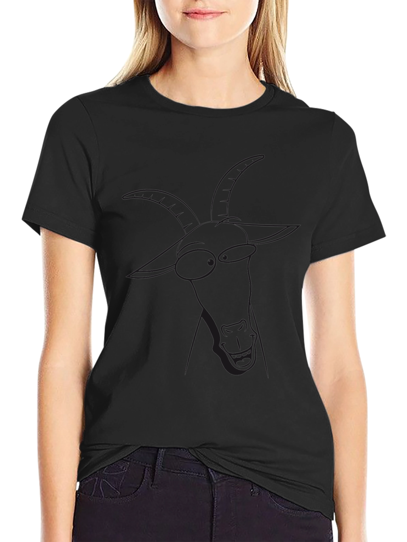 Mens Black Short Sleeve Graphic Tee