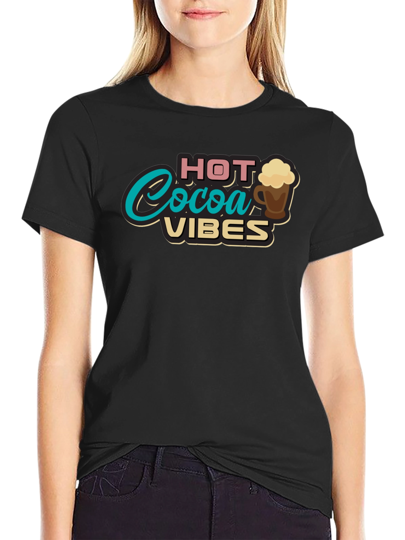 Hot Cocoa Vibes Graphic Tee
