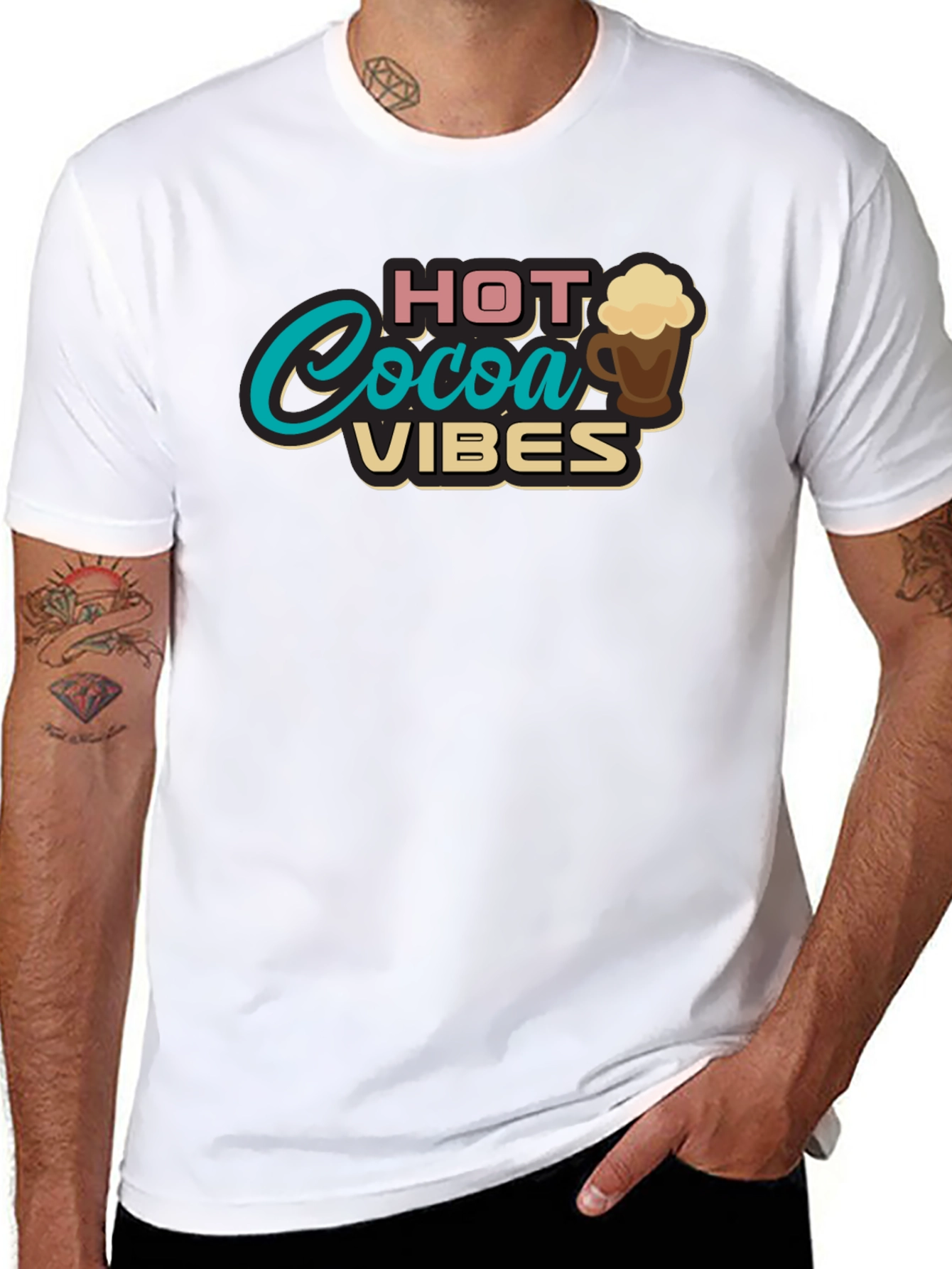 Hot Cocoa Vibes Graphic Tee