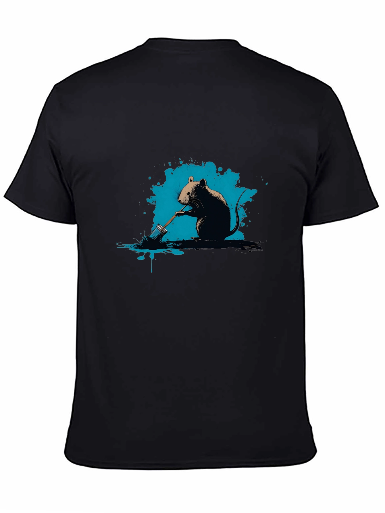 Mouse Painter Graphic Tee - Artistic T-Shirt