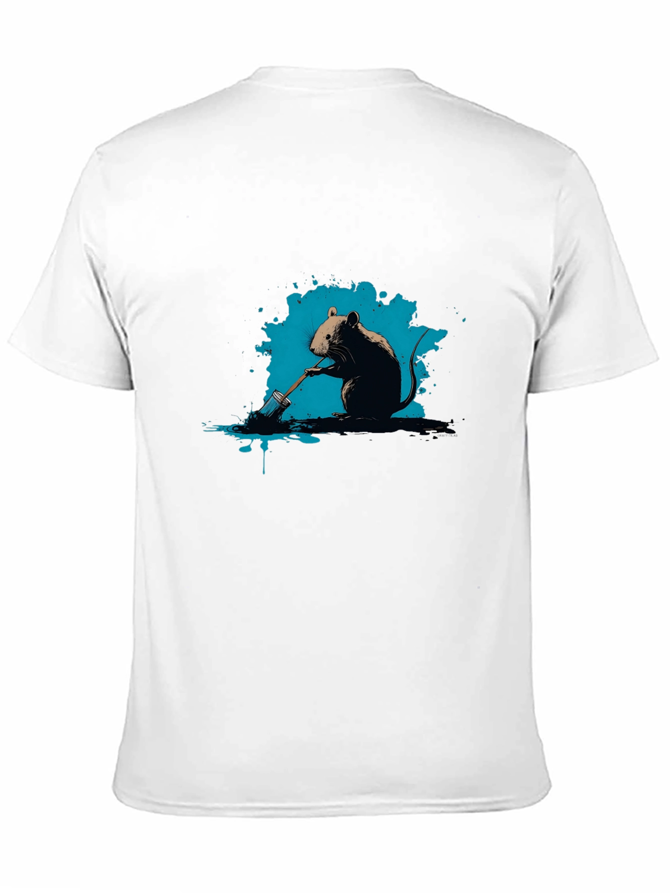 Mouse Painter Graphic Tee - Artistic T-Shirt