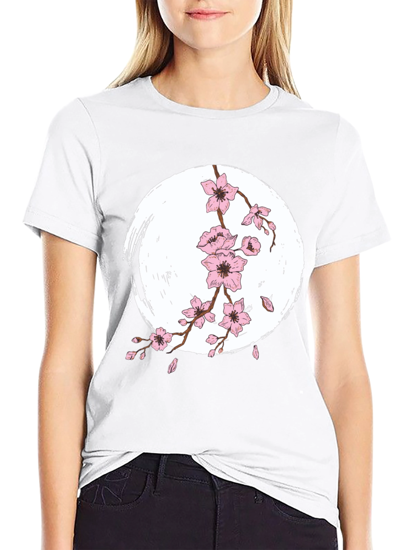Cherry Blossom T-Shirt - Unique Floral Design