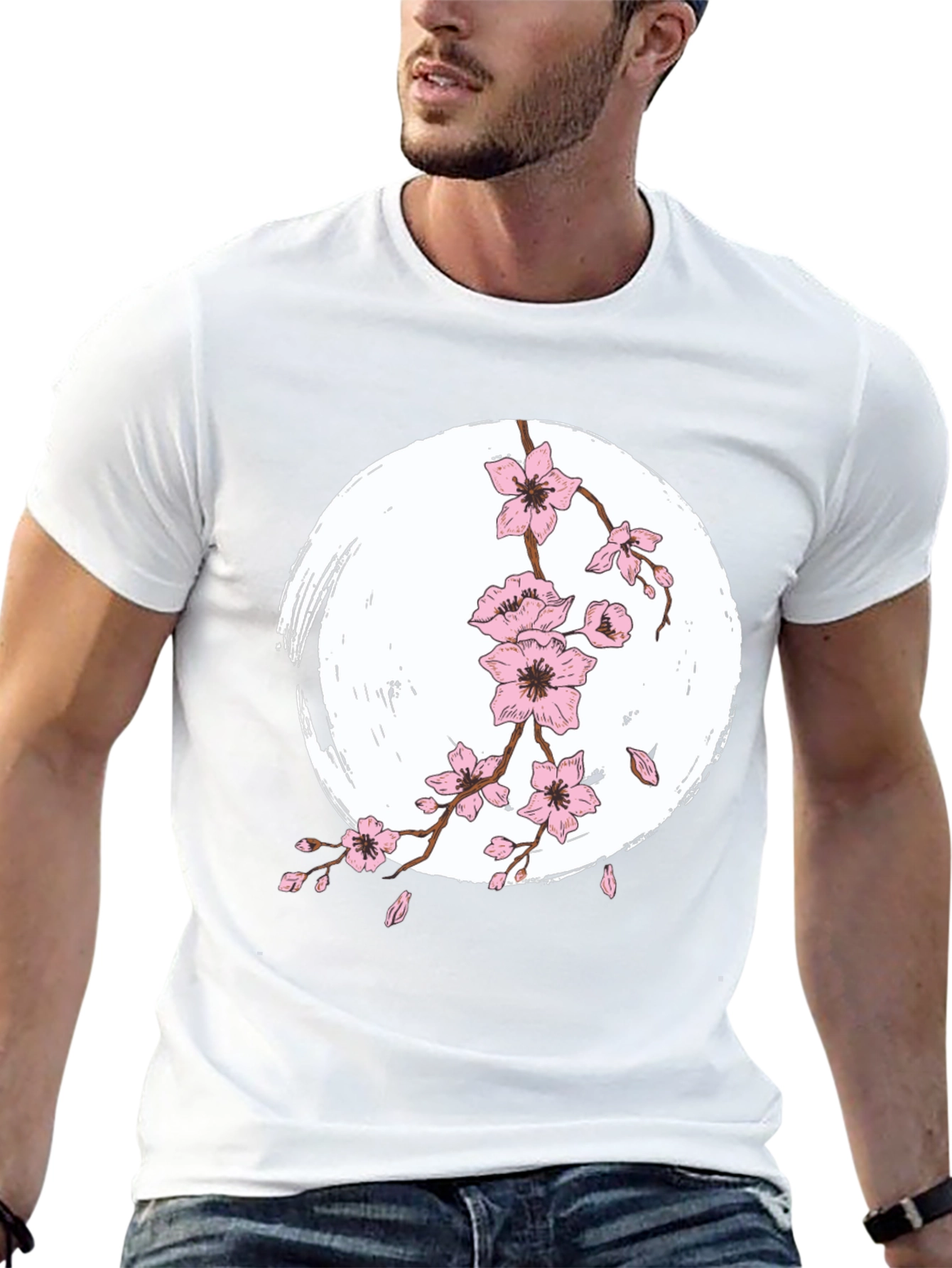 Cherry Blossom T-Shirt - Unique Floral Design