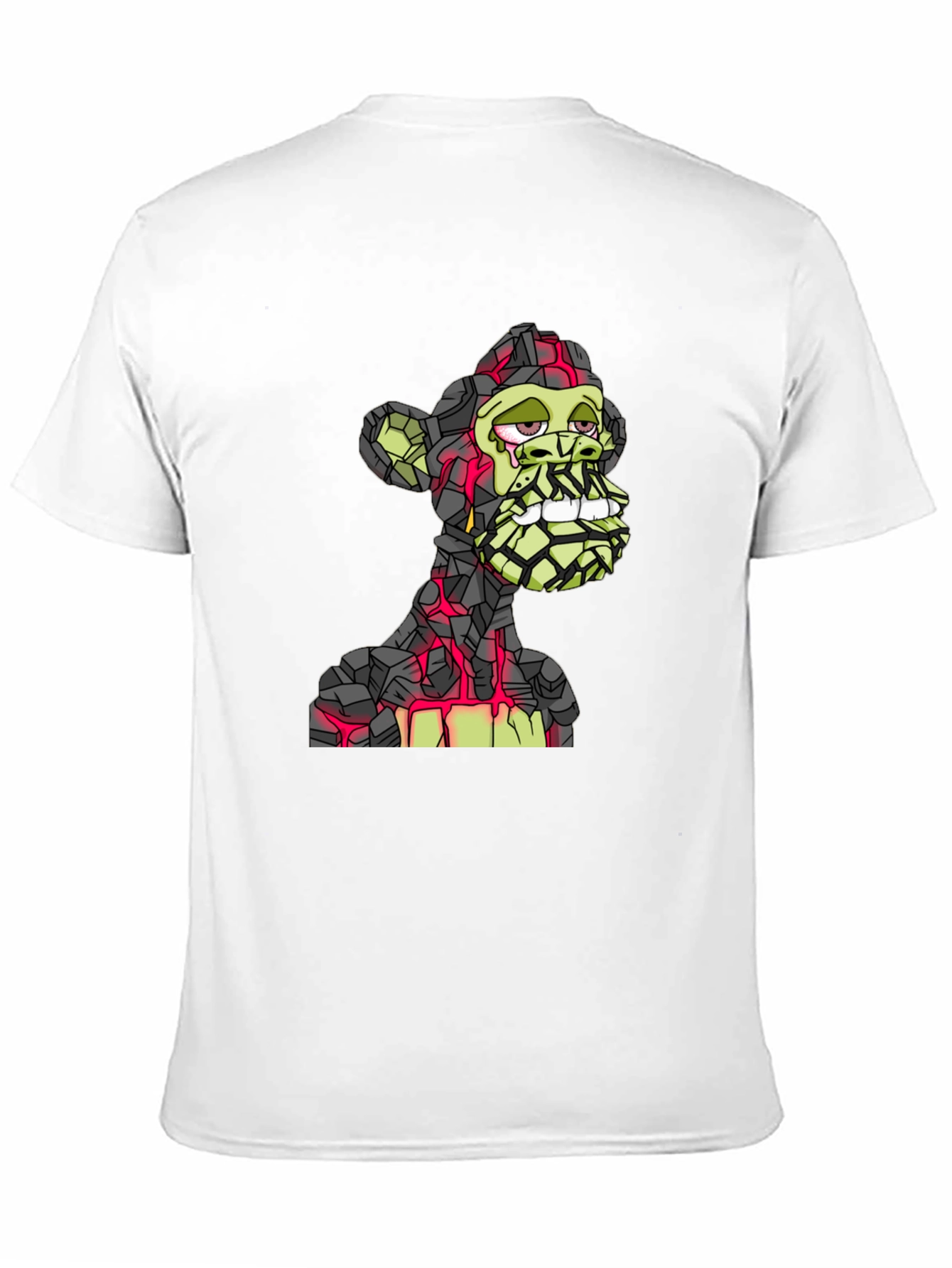Bored Ape Lava Rock Style T-Shirt - Black