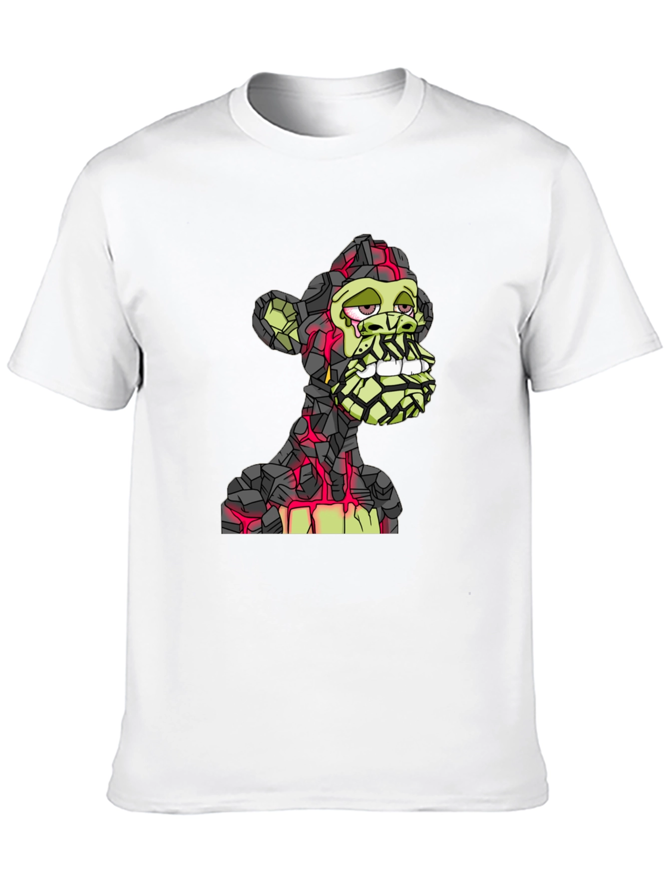 Bored Ape Lava Rock Style T-Shirt - Black