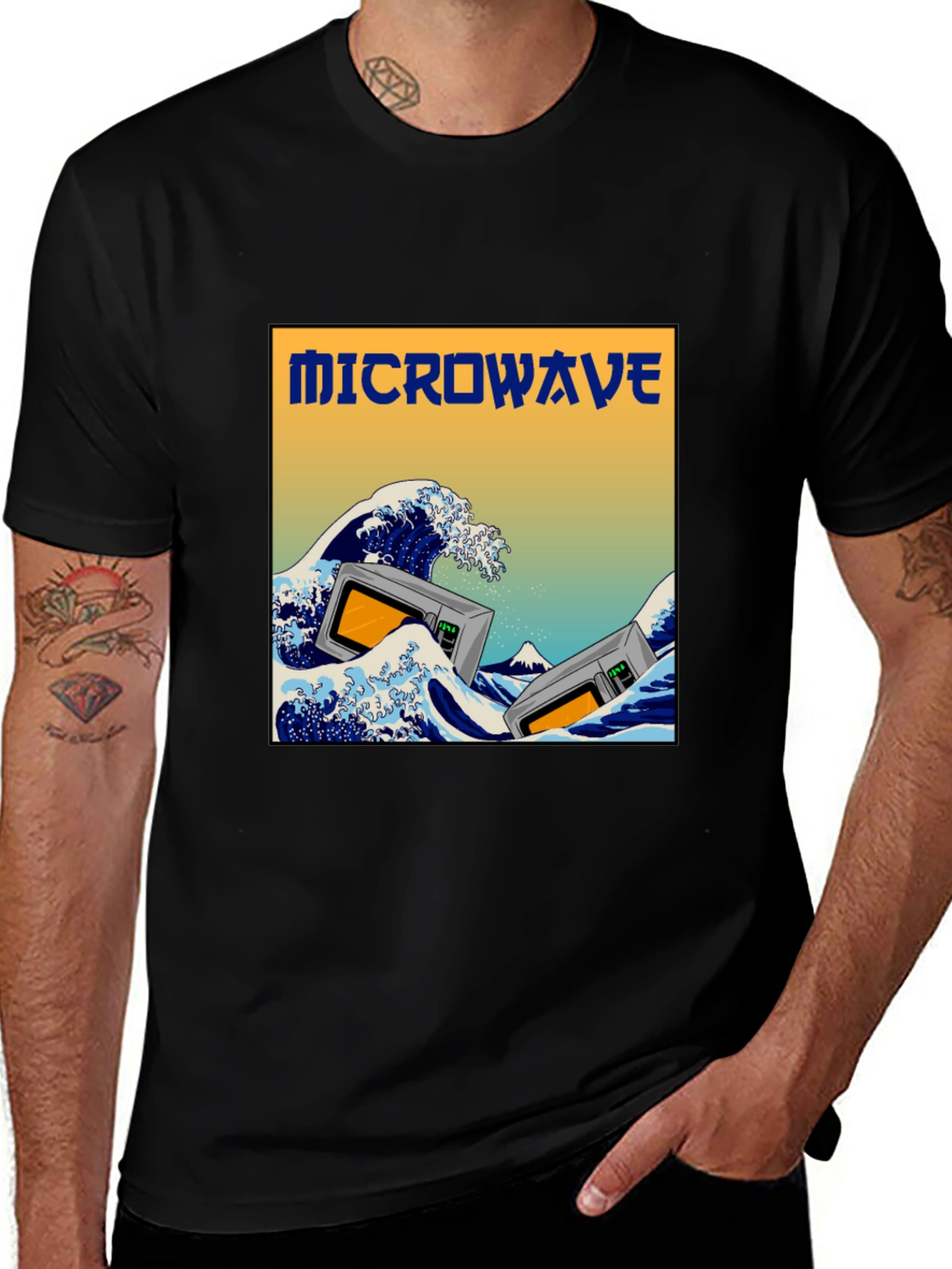 Microwave Great Wave T-Shirt