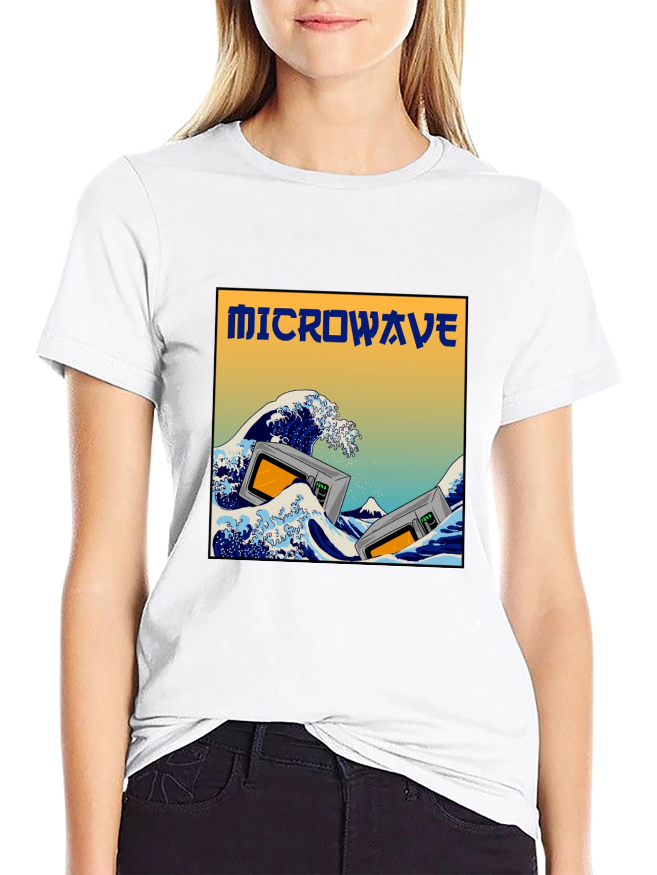Microwave Great Wave T-Shirt