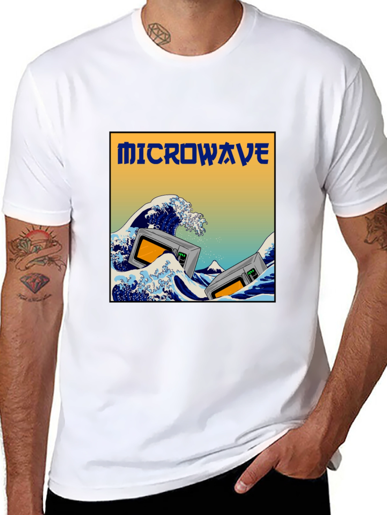 Microwave Great Wave T-Shirt