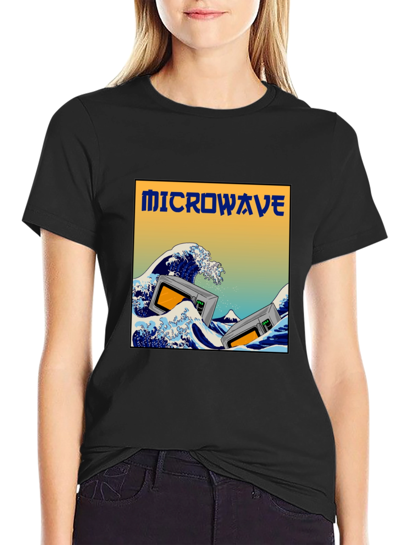 Microwave Great Wave T-Shirt