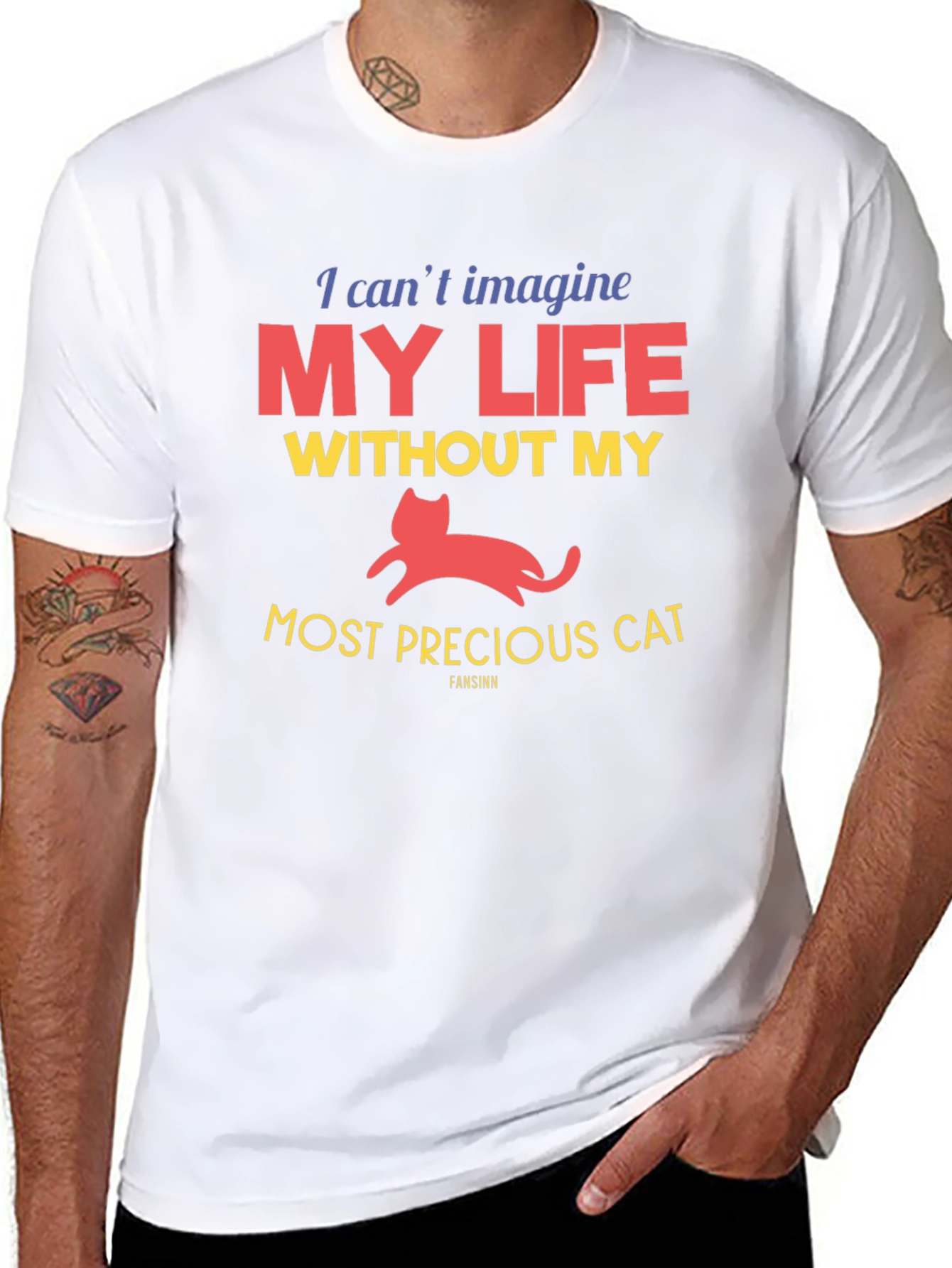 Cat Lover T-Shirt: My Life Without My Cat
