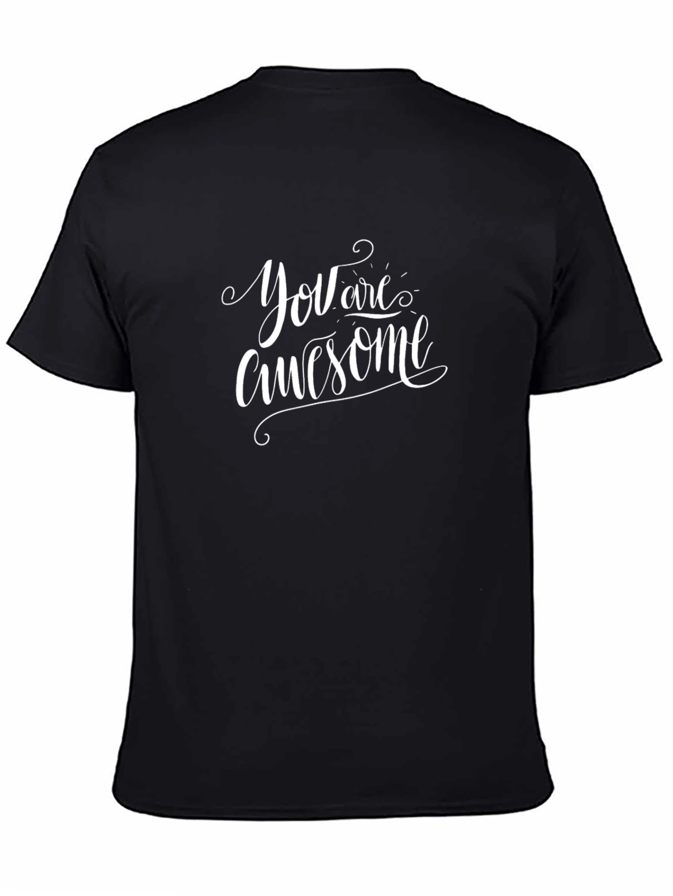 You Are Awesome Graphic Tee - Black
