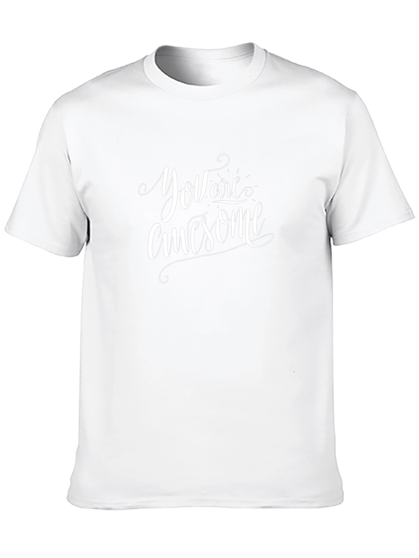You Are Awesome Graphic Tee - Black
