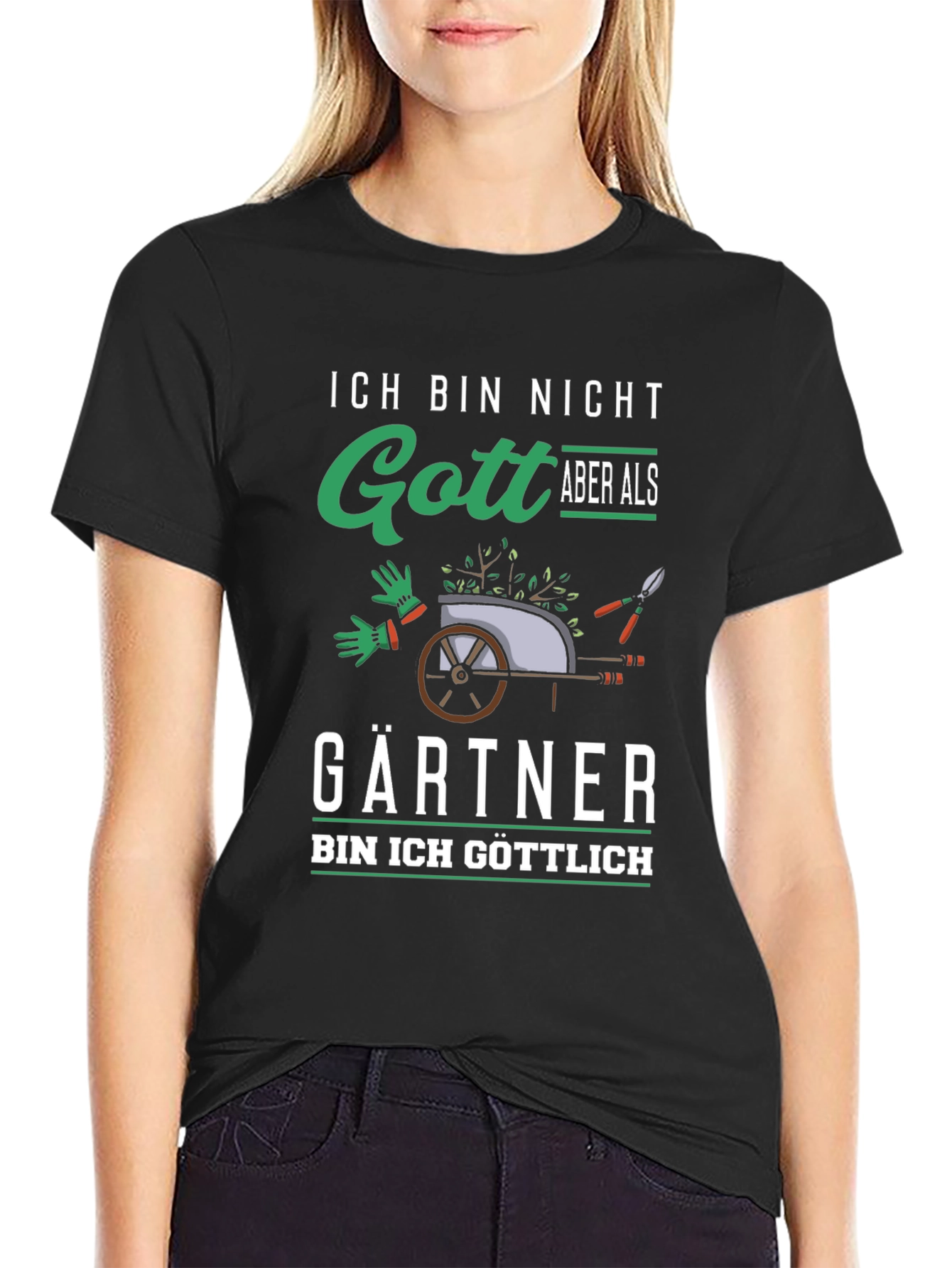 Ich Bin Nicht Gott Gardener Graphic T-Shirt