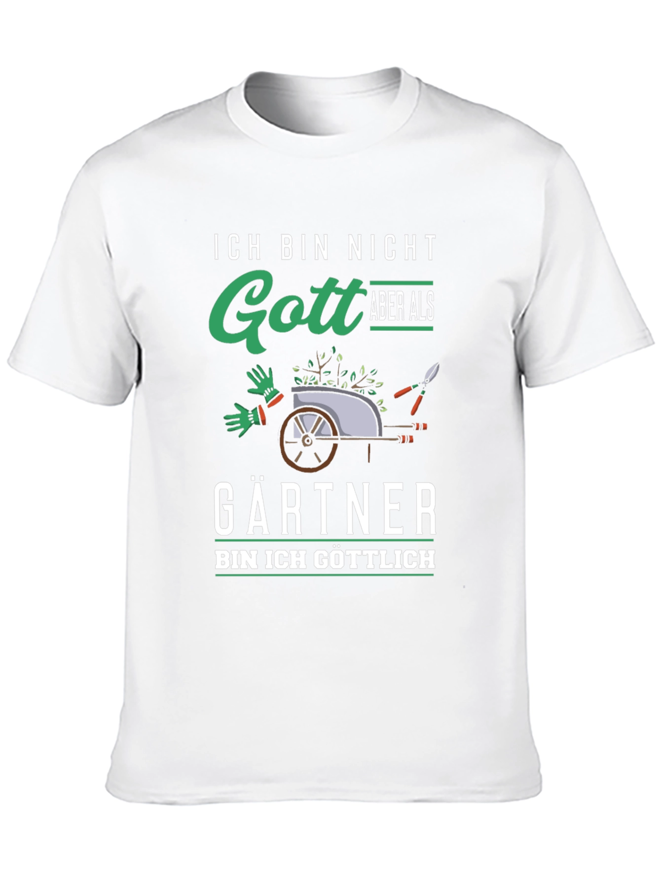 Ich Bin Nicht Gott Gardener Graphic T-Shirt