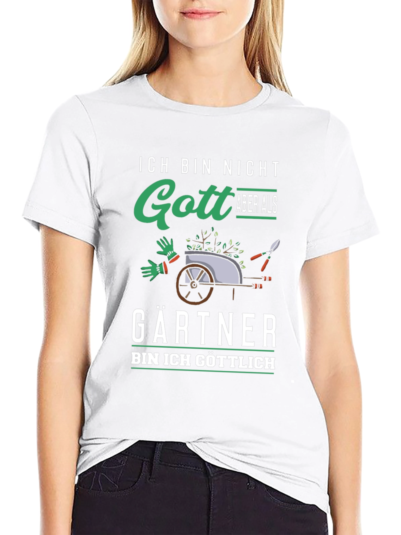 Ich Bin Nicht Gott Gardener Graphic T-Shirt