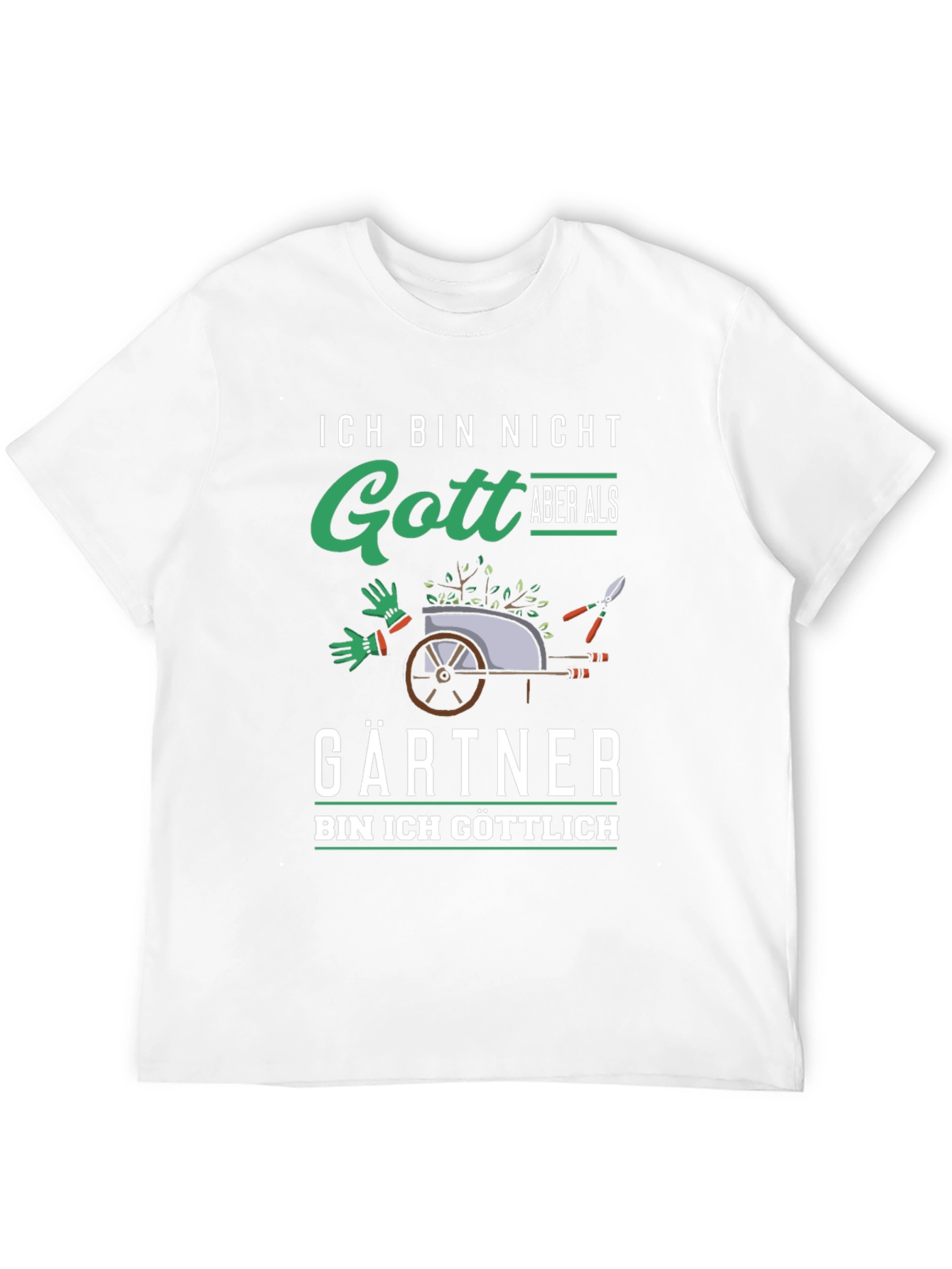 Ich Bin Nicht Gott Gardener Graphic T-Shirt