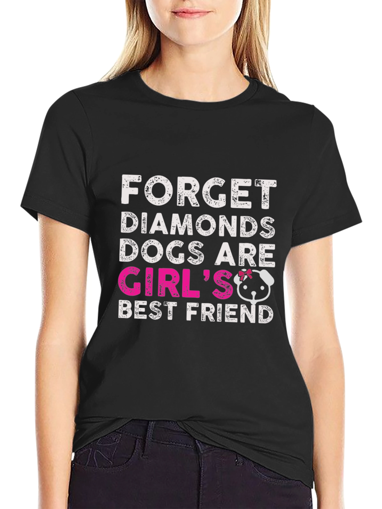 Dogs are a Girls Best Friend Graphic Tee