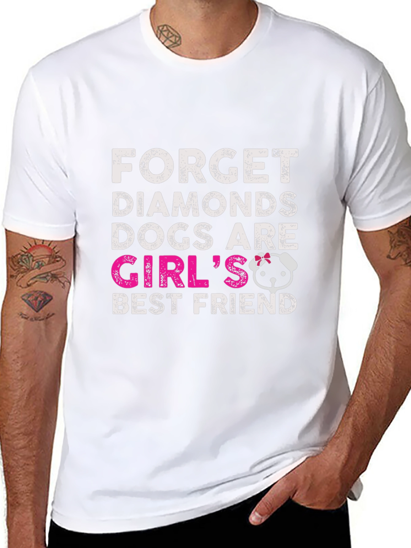 Dogs are a Girls Best Friend Graphic Tee