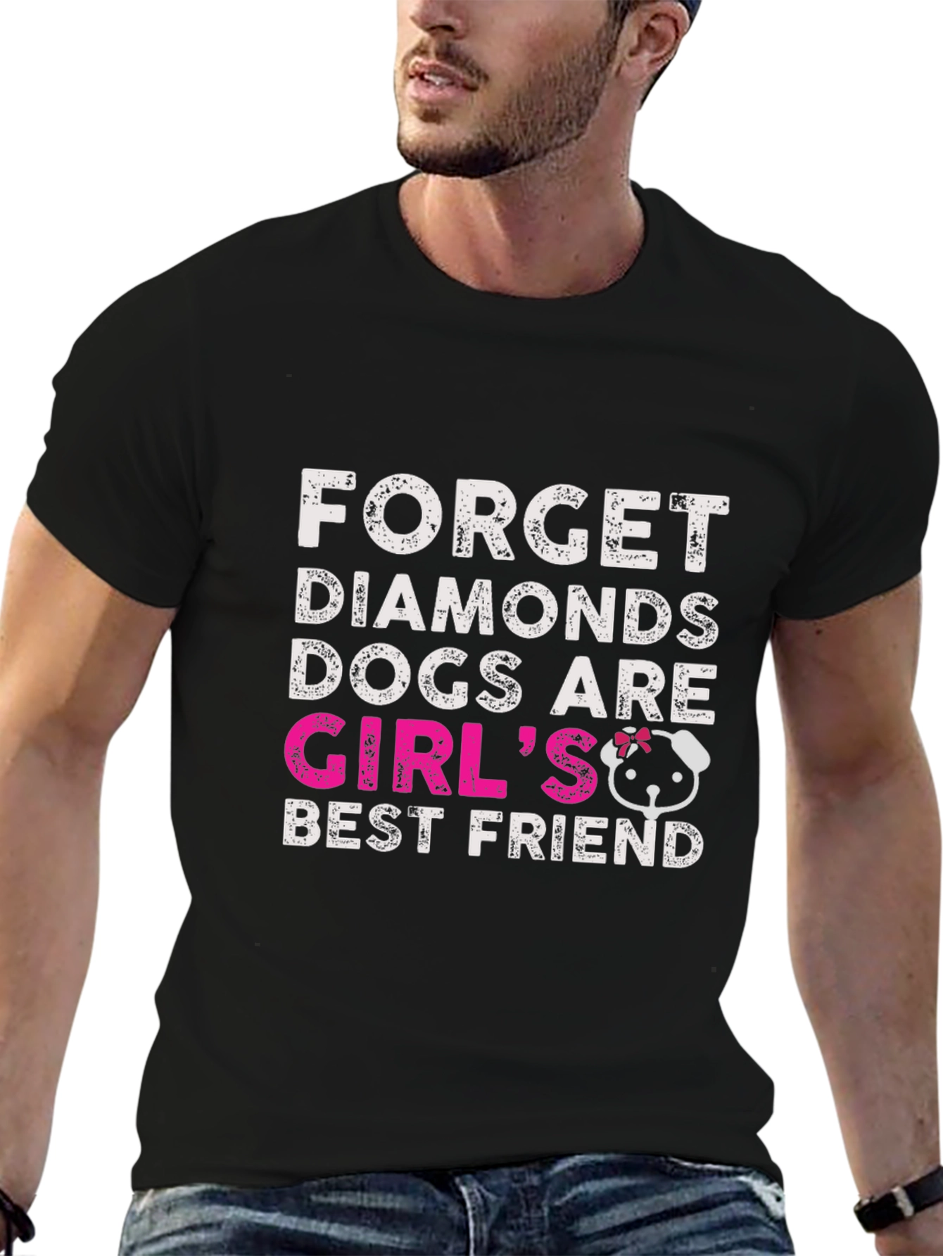 Dogs are a Girls Best Friend Graphic Tee