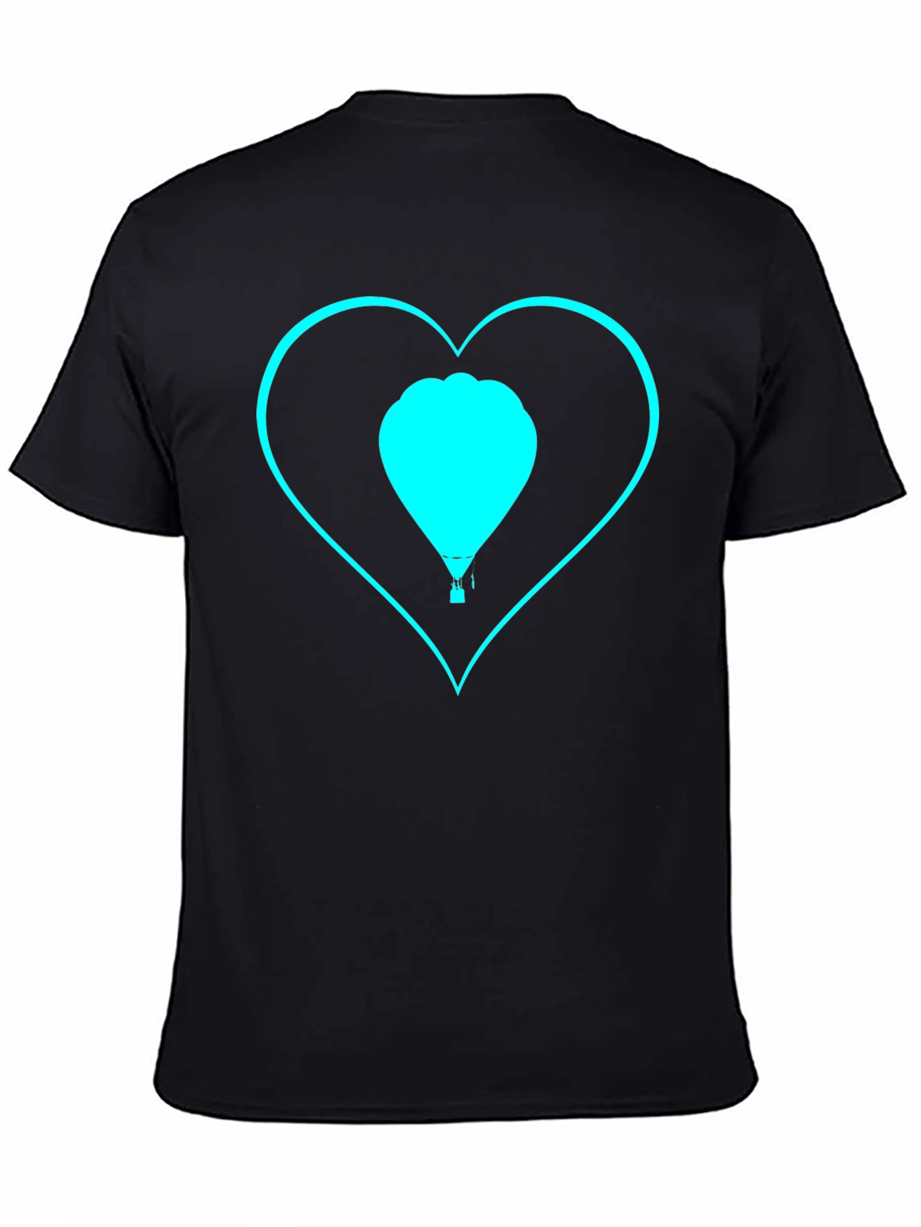 Heart Hot Air Balloon Graphic Tee