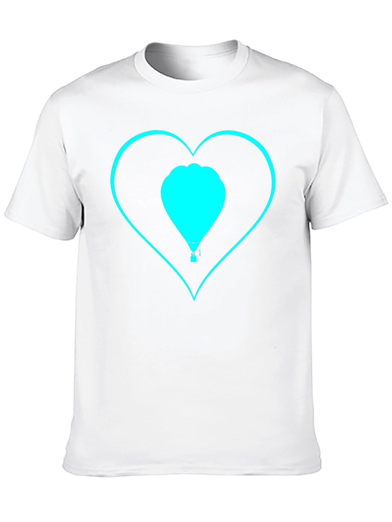 Heart Hot Air Balloon Graphic Tee