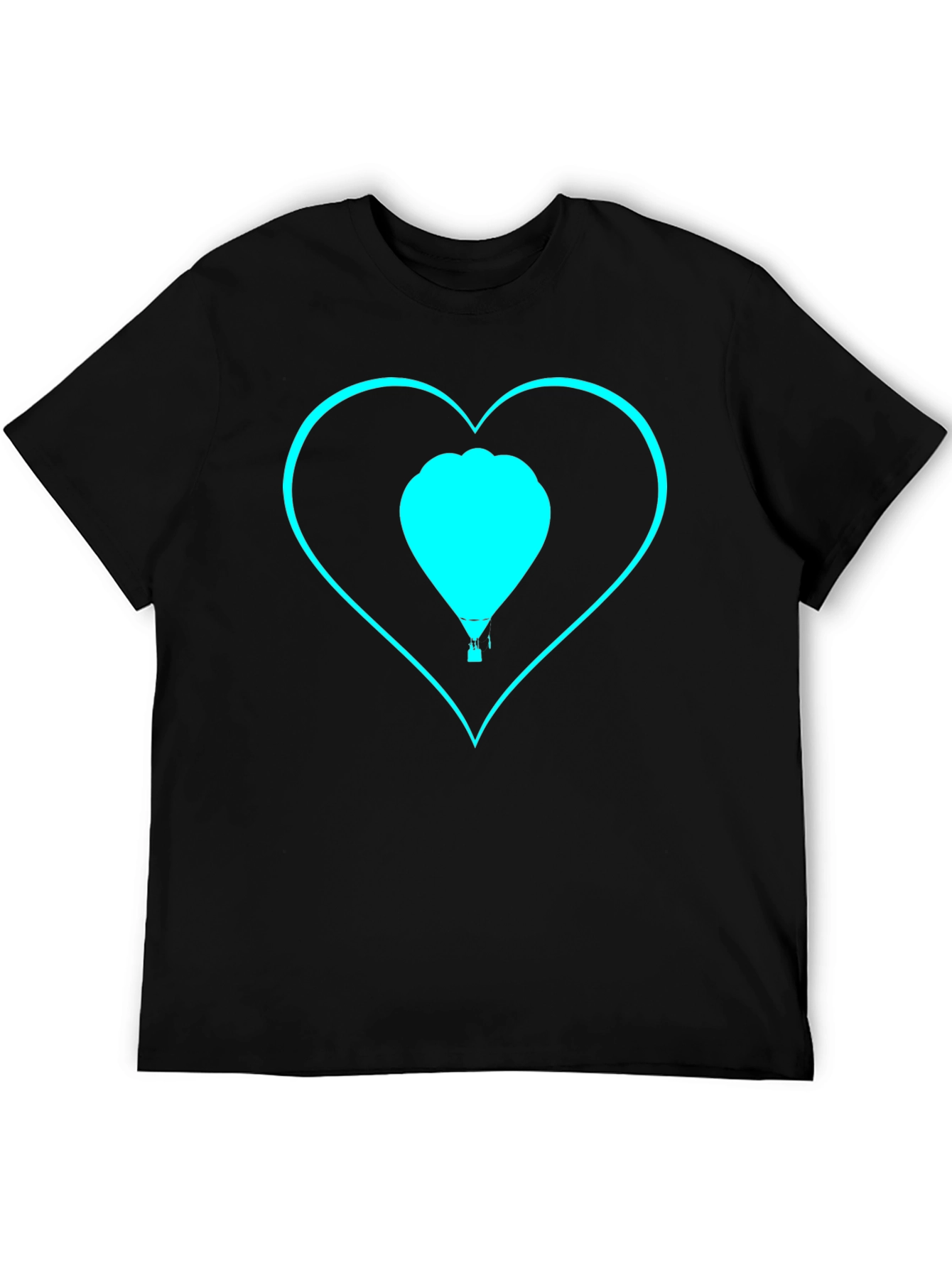 Heart Hot Air Balloon Graphic Tee
