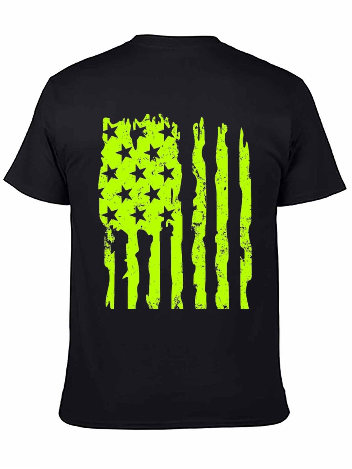 Distressed American Flag Graphic T-Shirt
