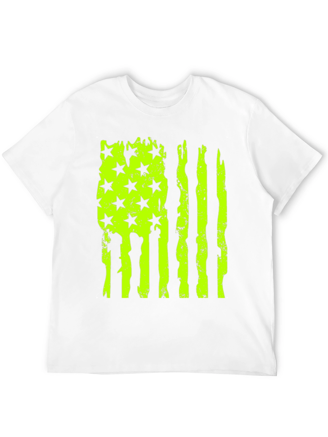 Distressed American Flag Graphic T-Shirt