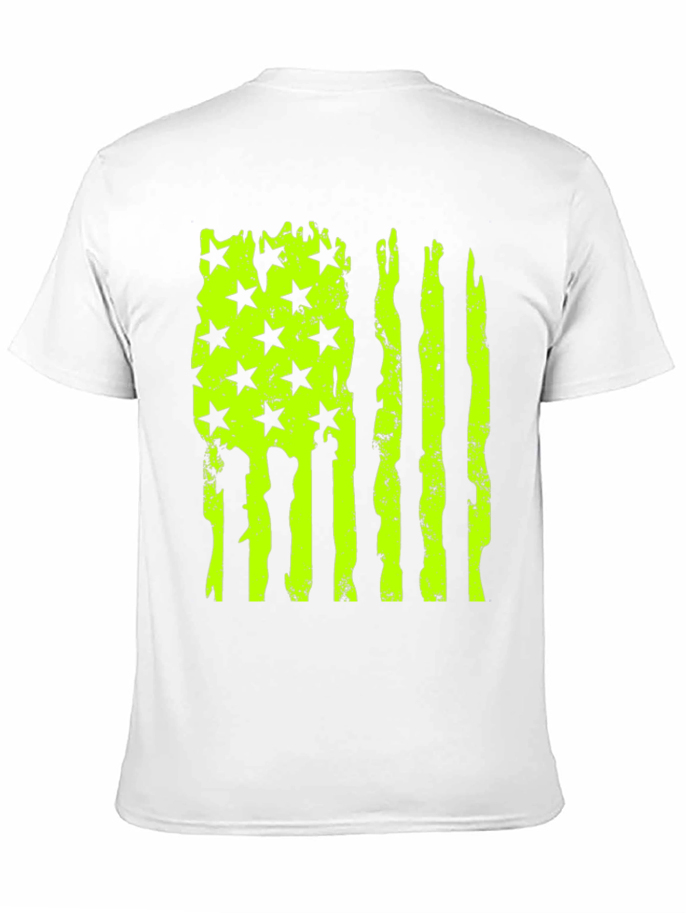 Distressed American Flag Graphic T-Shirt