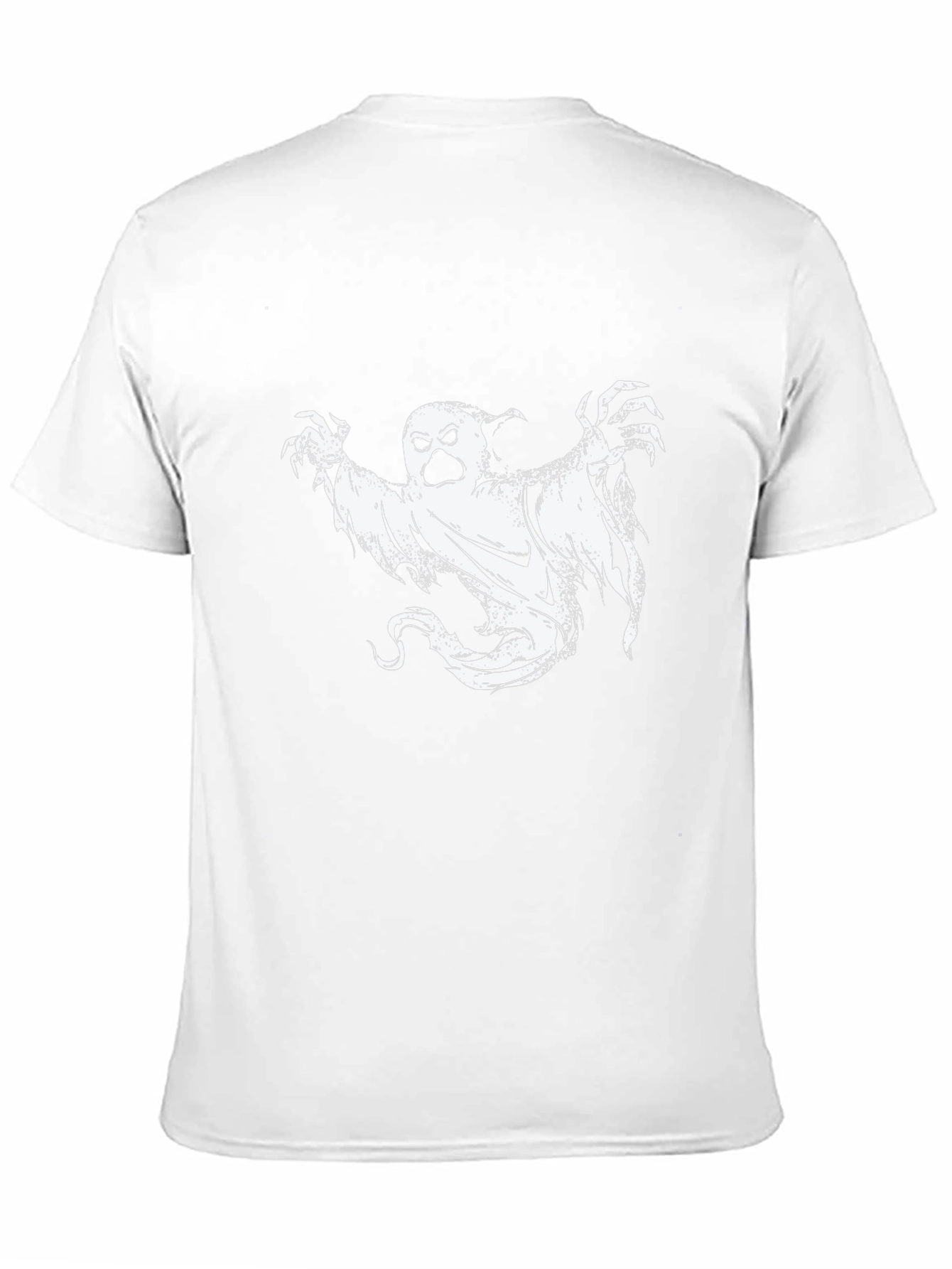 Ghost Graphic Tee - Mens Black Halloween T-Shirt