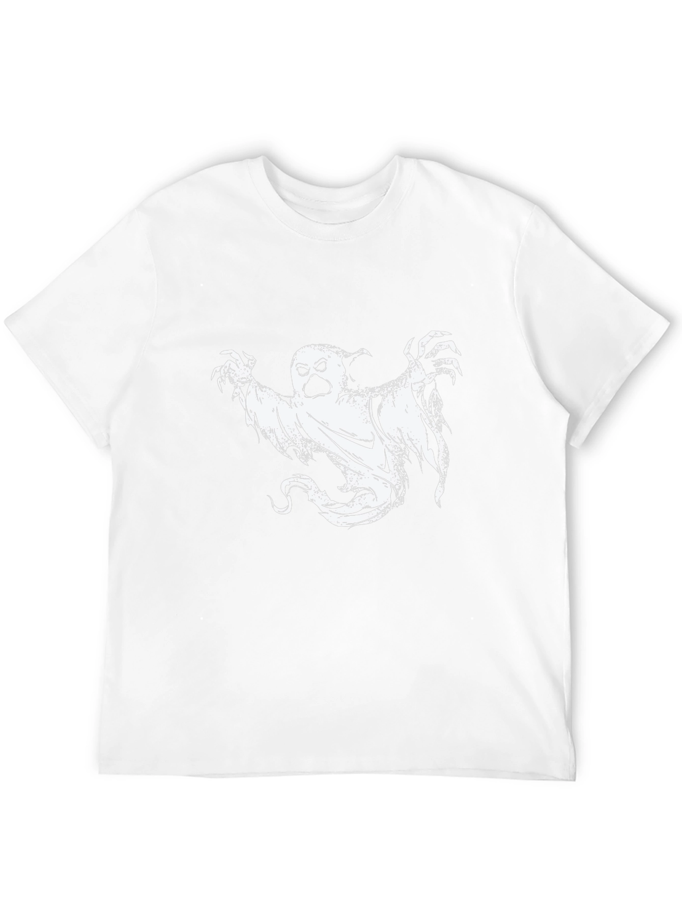 Ghost Graphic Tee - Mens Black Halloween T-Shirt
