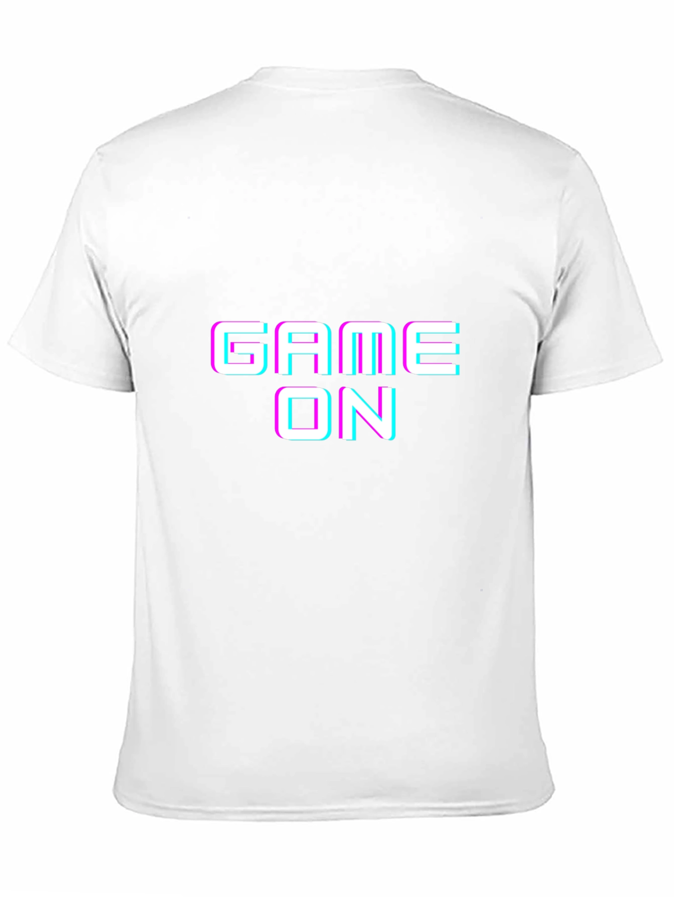 Game On Graphic Tee - Black Cotton T-Shirt
