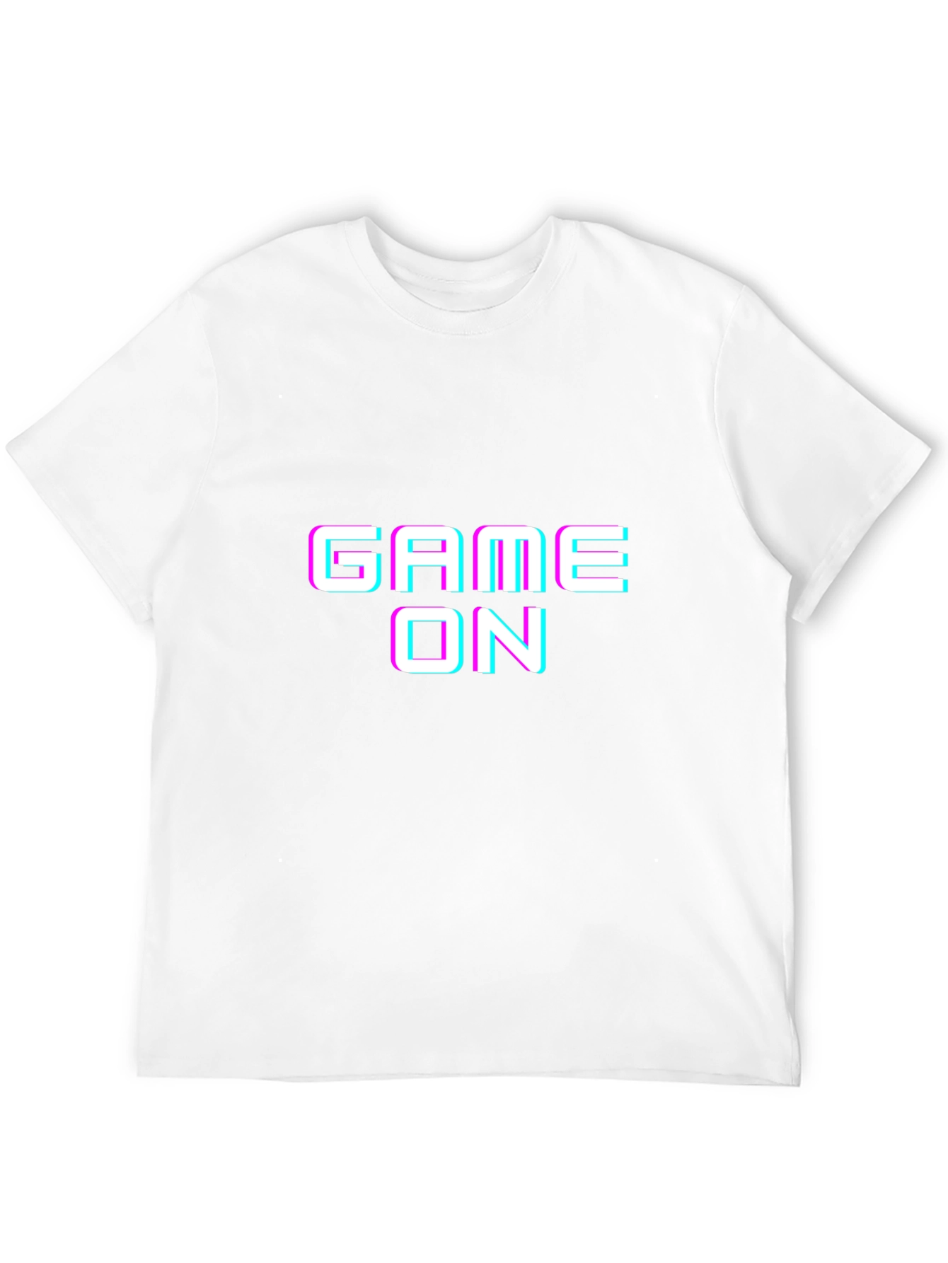 Game On Graphic Tee - Black Cotton T-Shirt