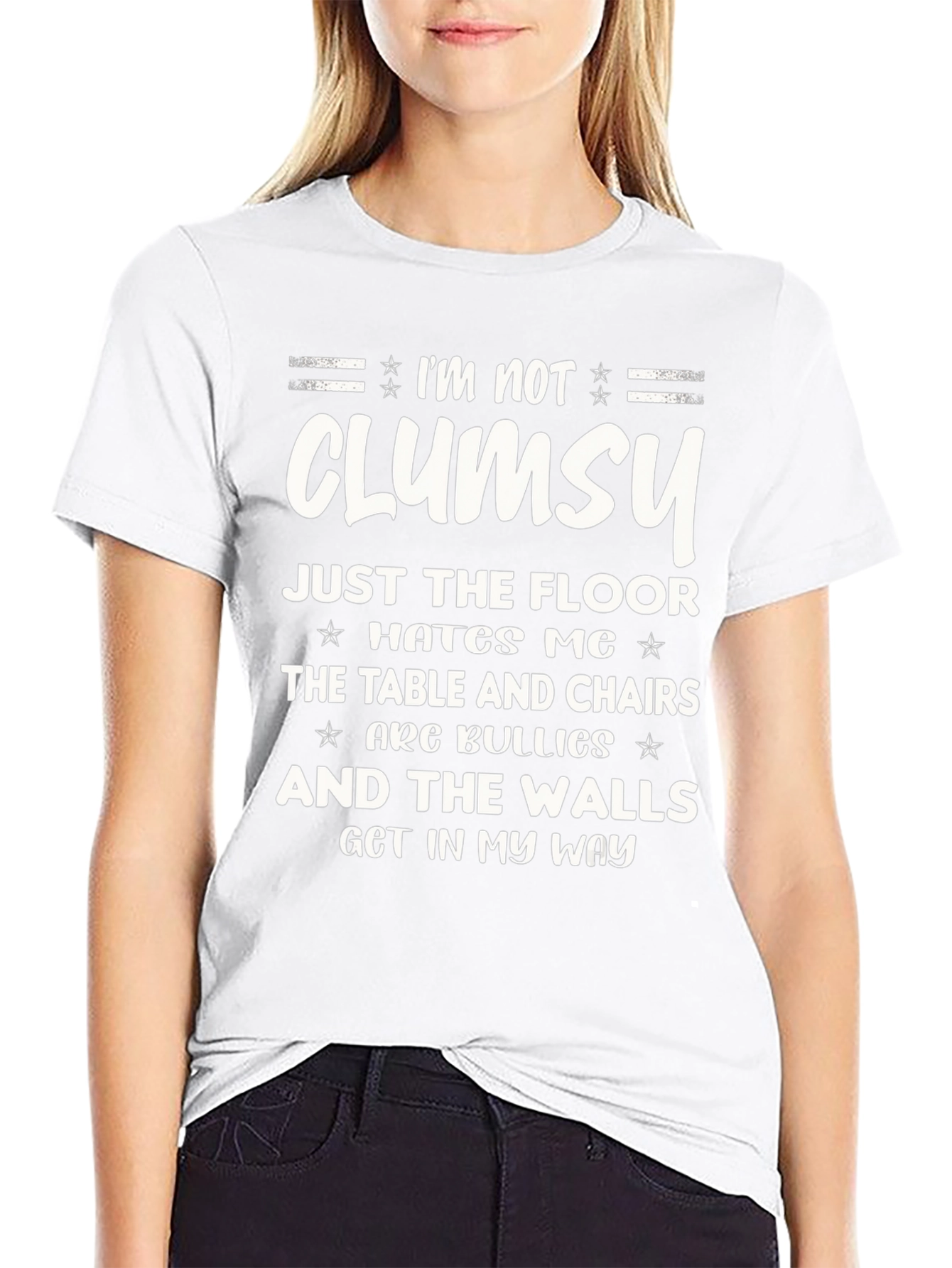 Funny Im Not Clumsy Graphic T-Shirt