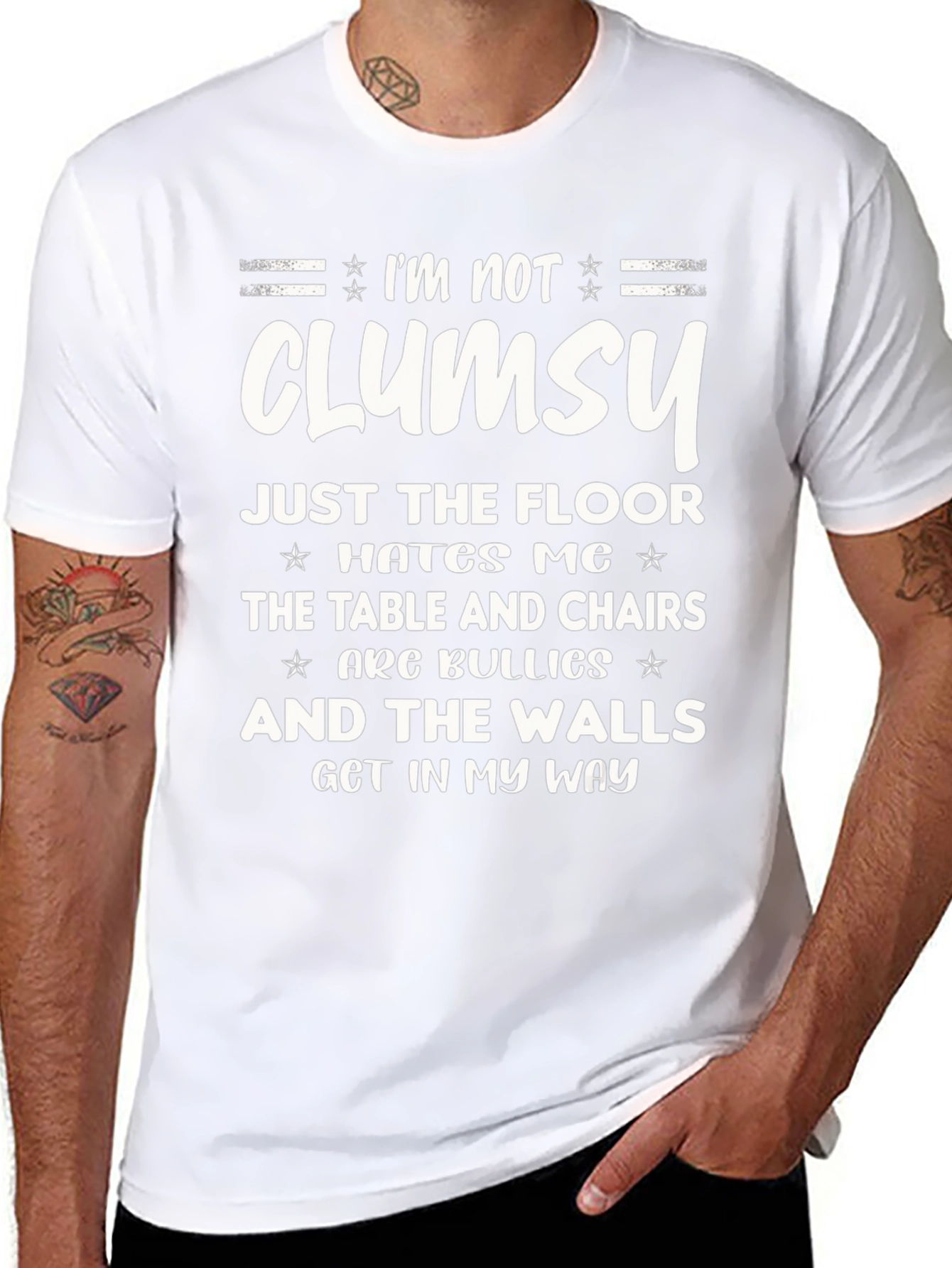 Funny Im Not Clumsy Graphic T-Shirt