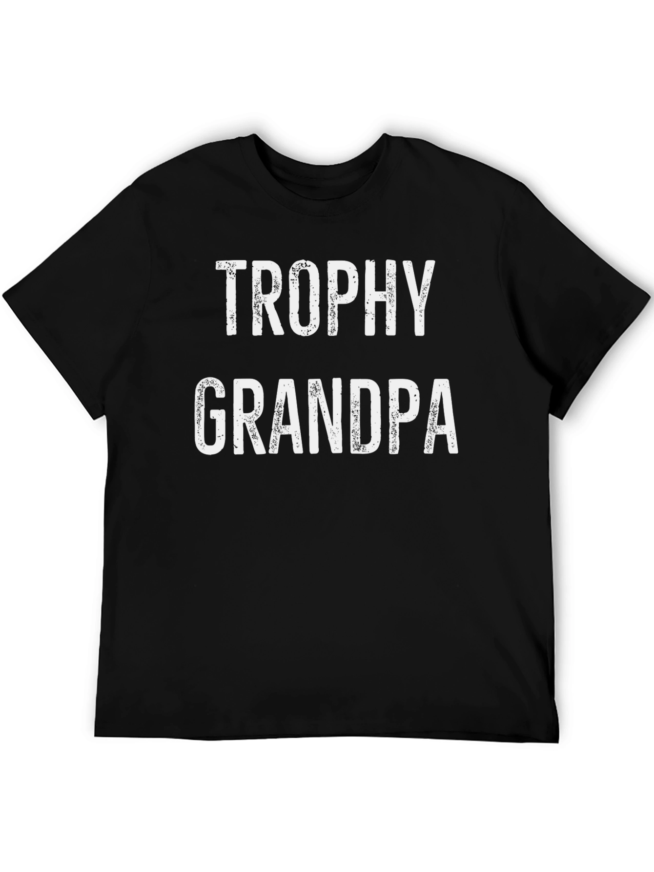 Trophy Grandpa T-Shirt - Black Graphic Tee