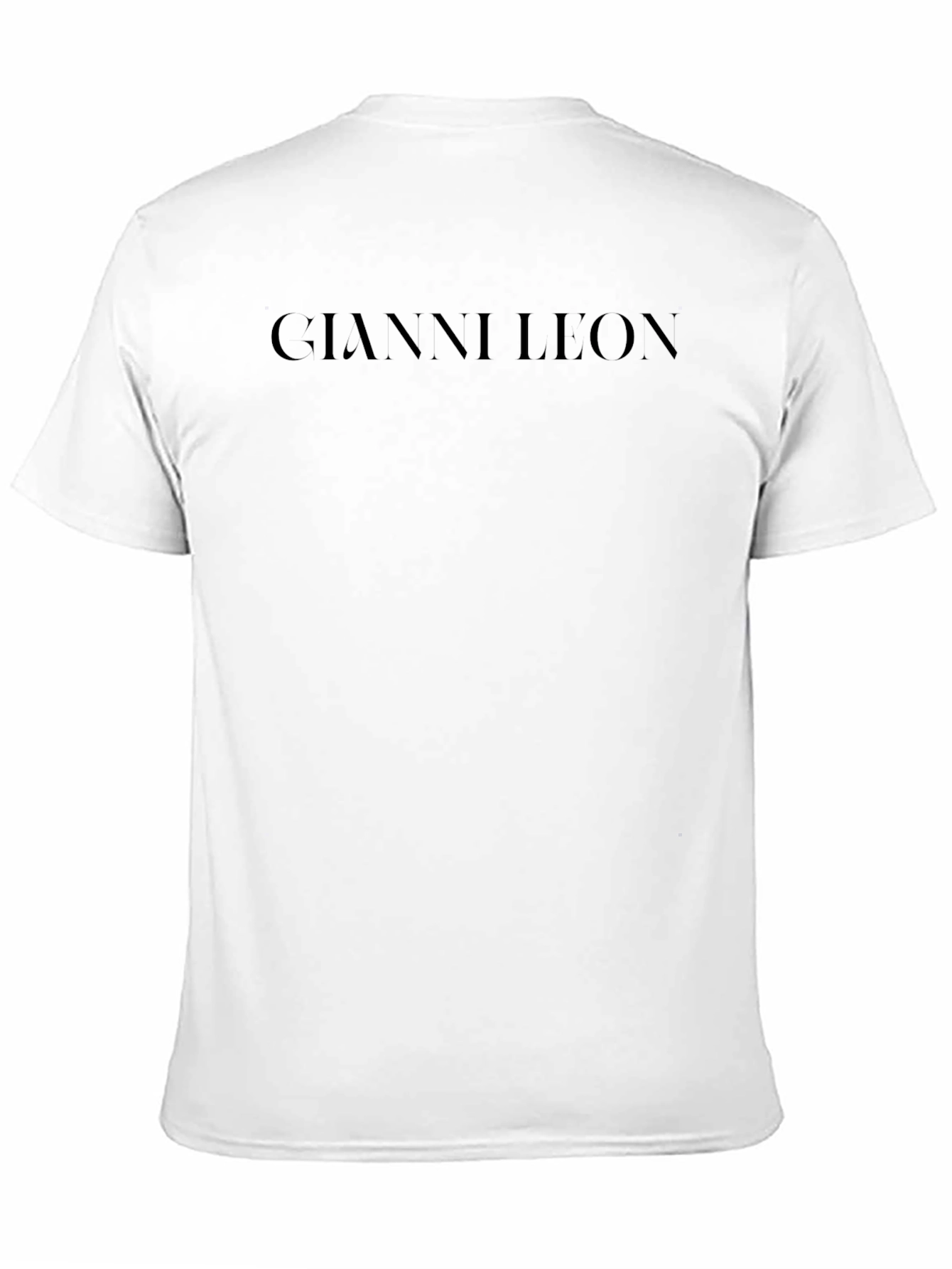 Gianni Leon Black Graphic T-Shirt
