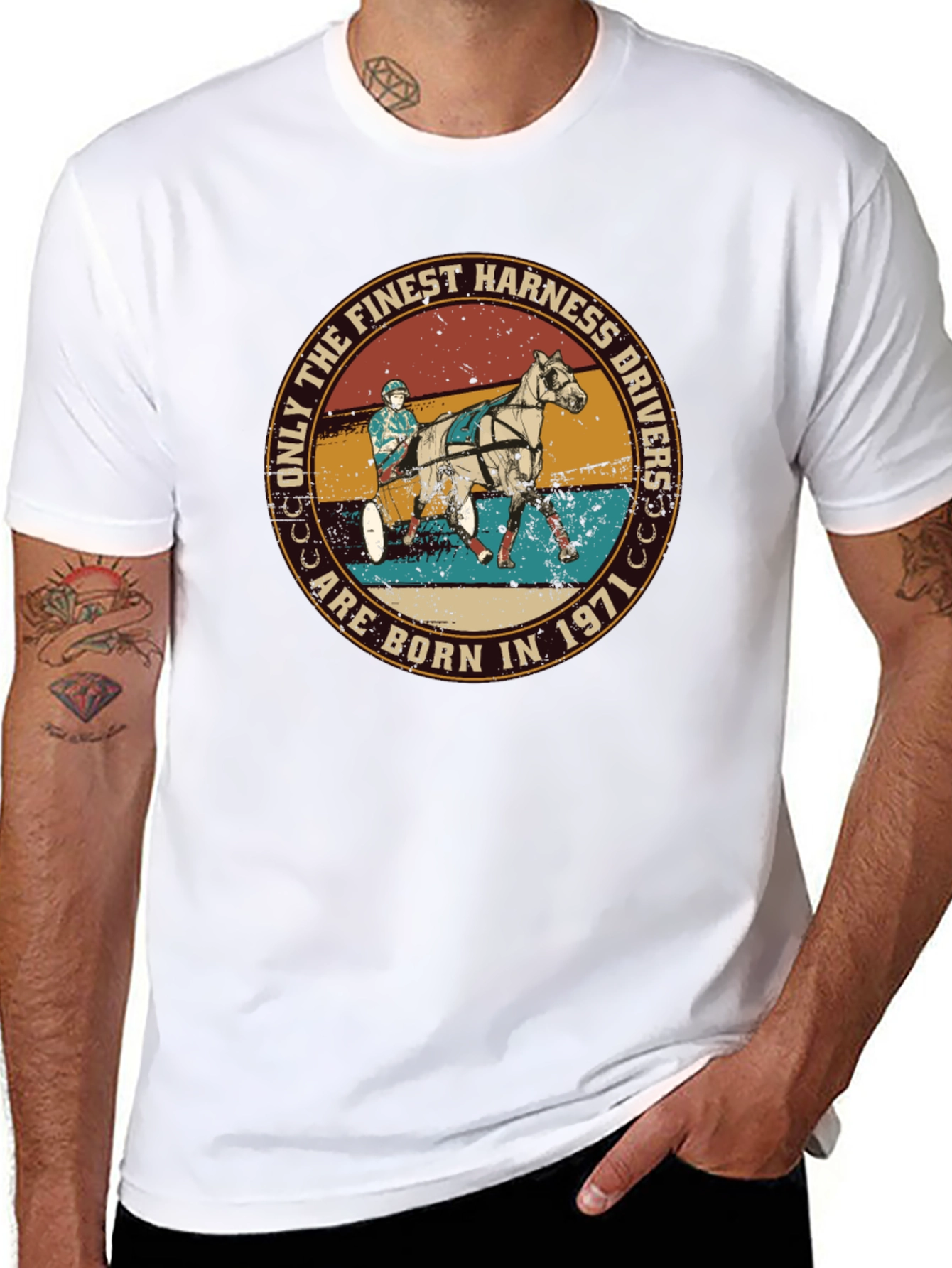 Finest Harness Drivers Born in 1971 T-Shirt